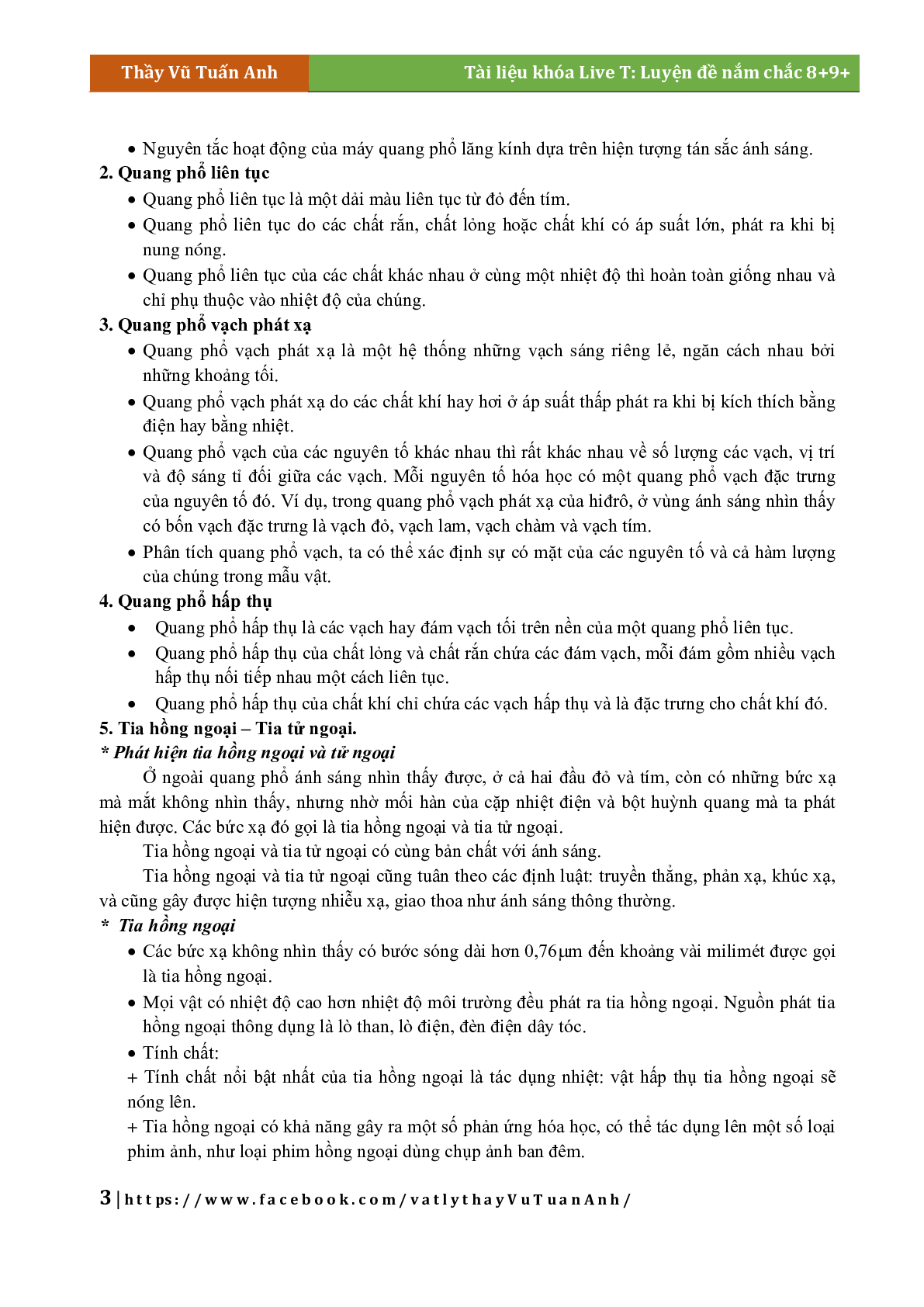 Lý Thuyết Chương Sóng Ánh Sáng Môn Vật Lý Lớp 12 (trang 3)