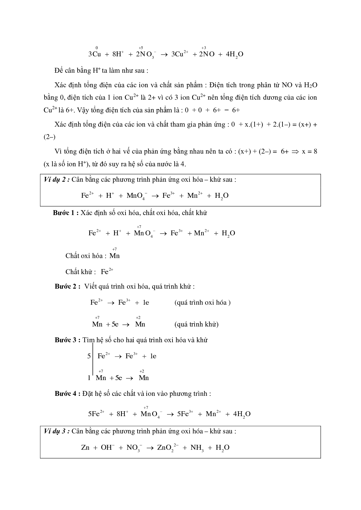 Lý thuyết và bài tập trắc nghiệm Chương Phản ứng hóa học môn Hóa lớp 10 có đáp án (trang 8)