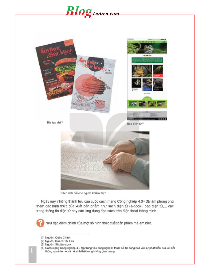 Mĩ thuật lớp 11 Thiết kế đồ họa Kết nối tri thức pdf (trang 6)