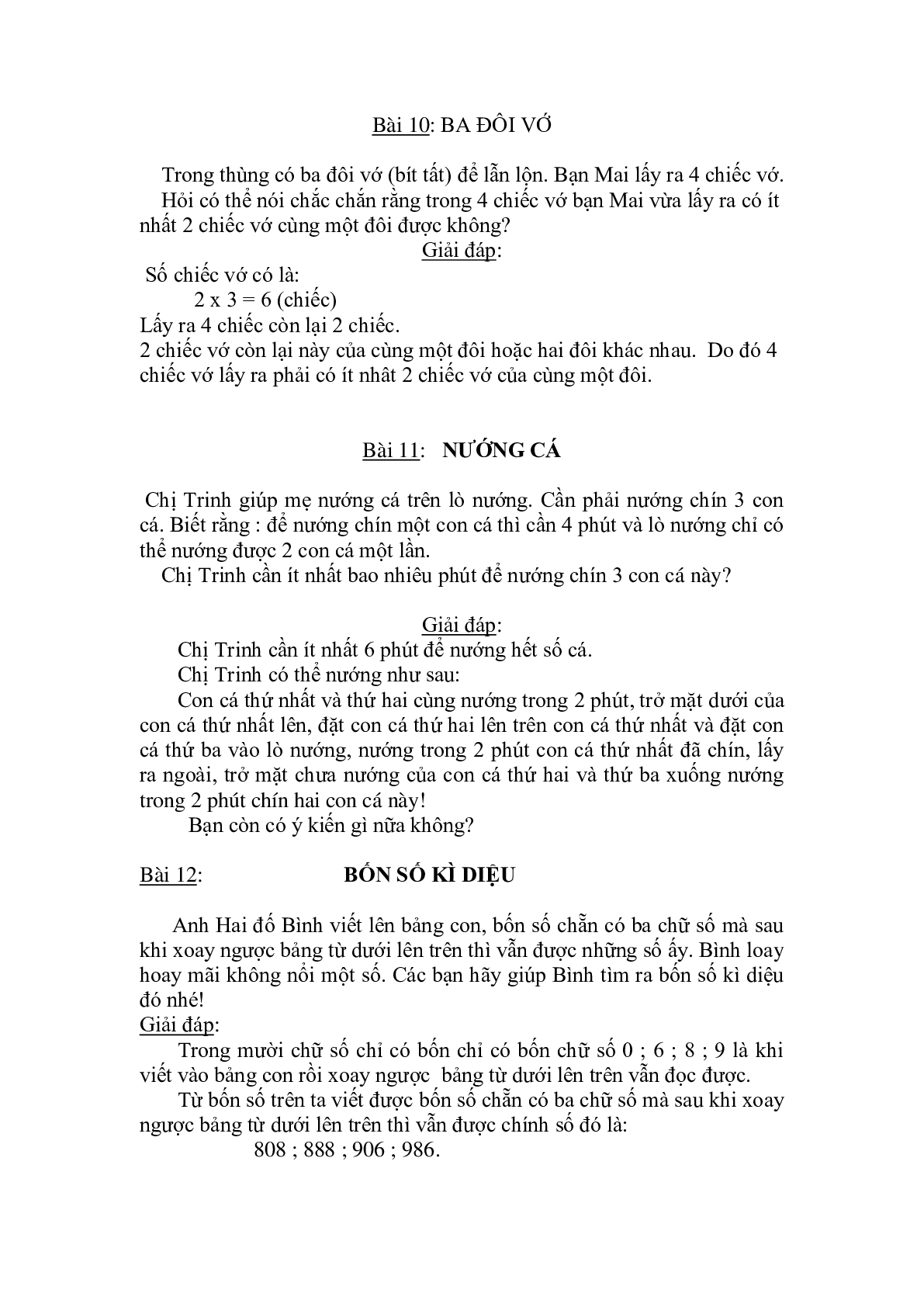 Các bài toán hay môn Toán lớp 4 có đáp án (trang 5)