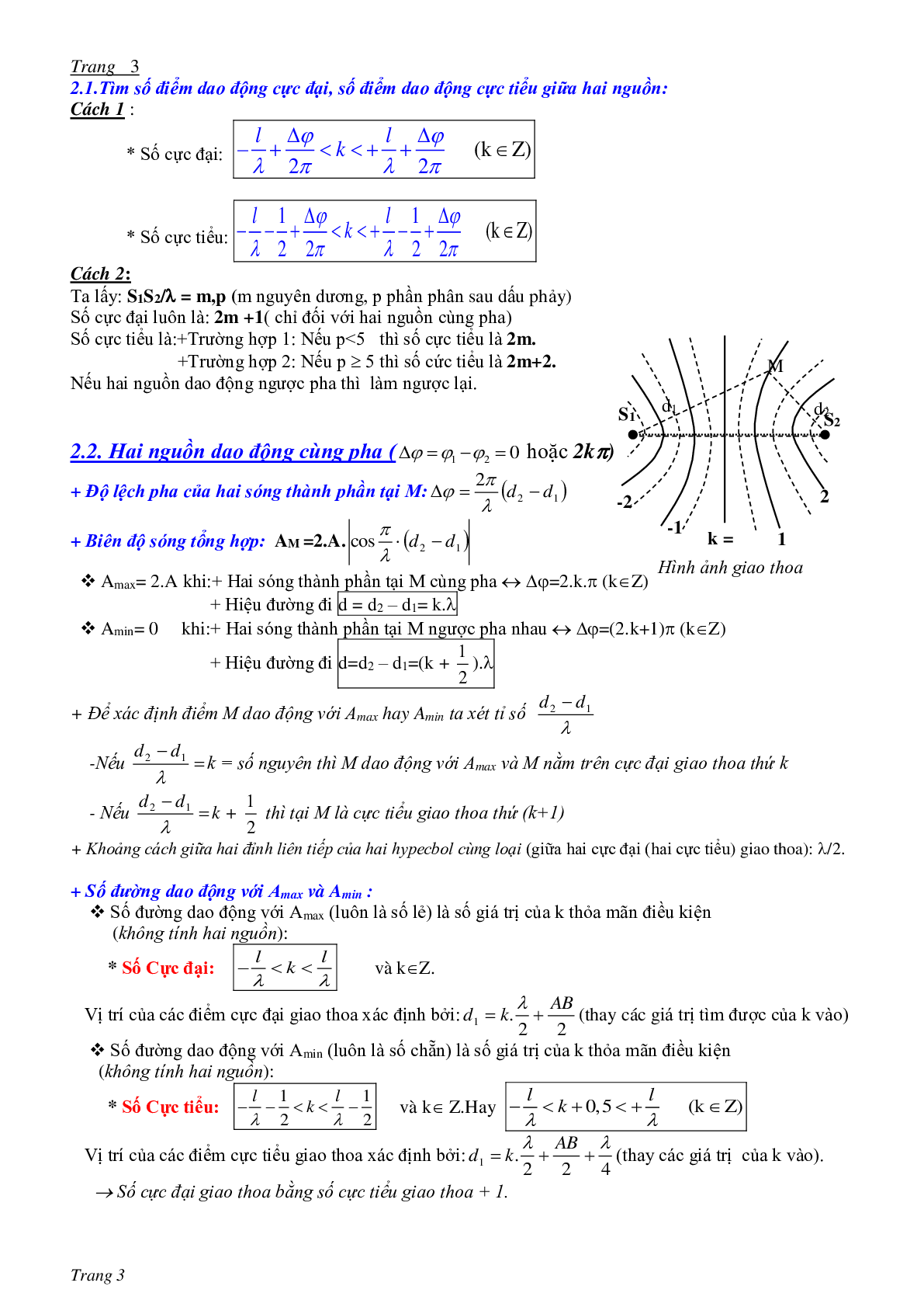 Chuyên đề Sóng cơ môn Vật lý lớp 12 (trang 3)