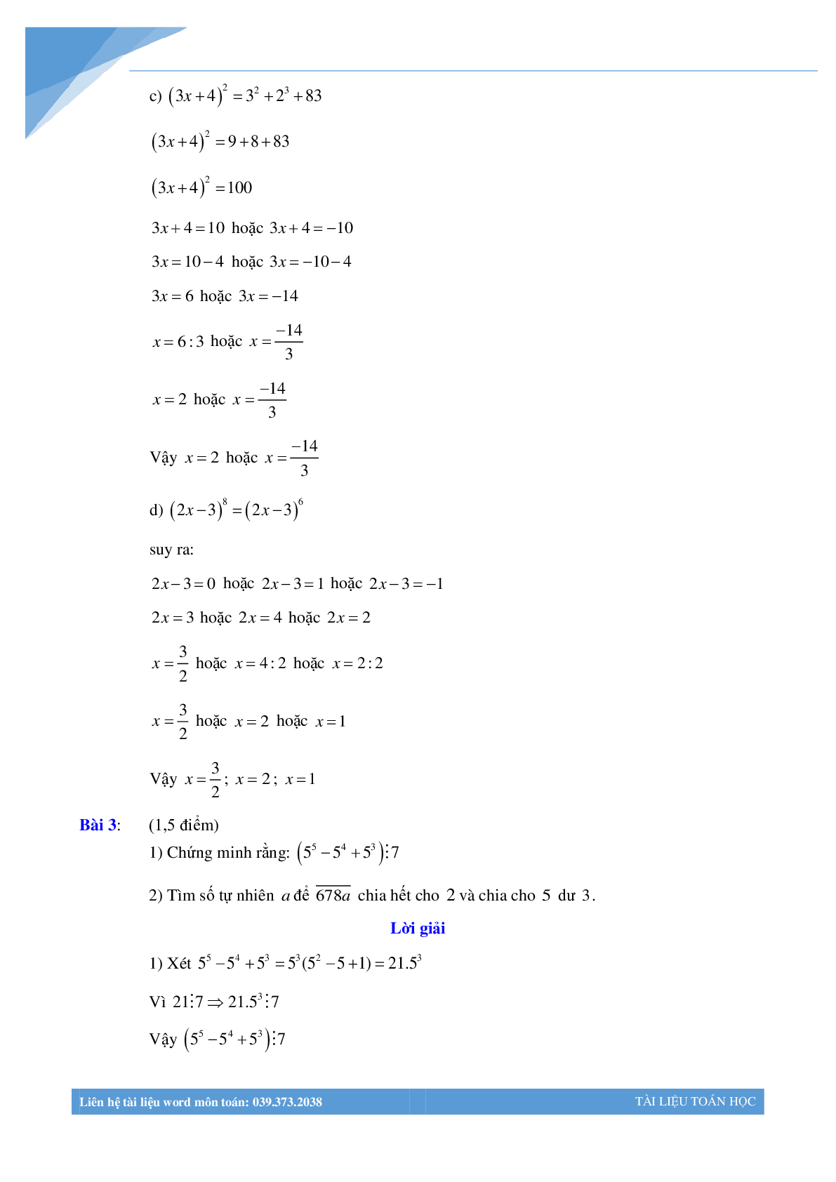 Bộ đề giữa học kì 1 môn toán lớp 6 Hà Nội năm 2021 (trang 8)