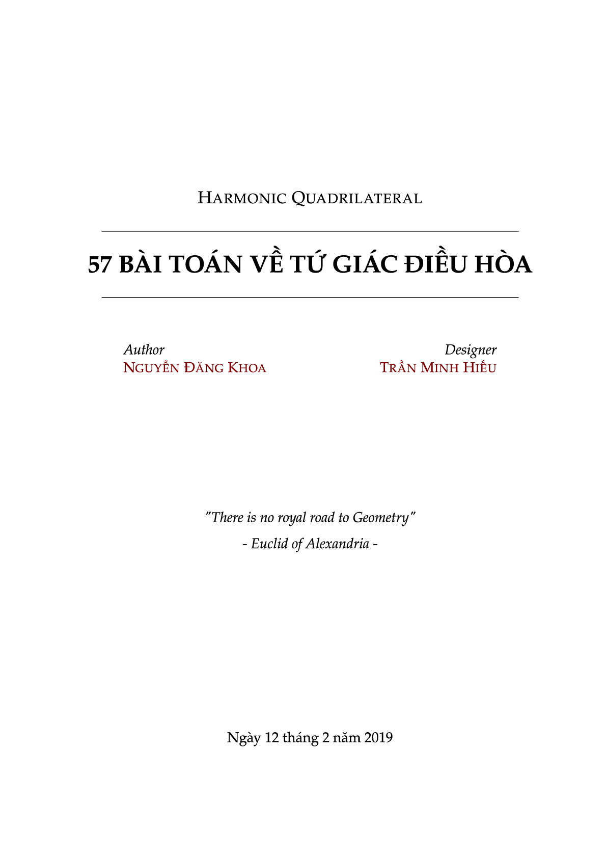 57 bài toán về tứ giác điều hòa chi tiết, chọn lọc (trang 2)