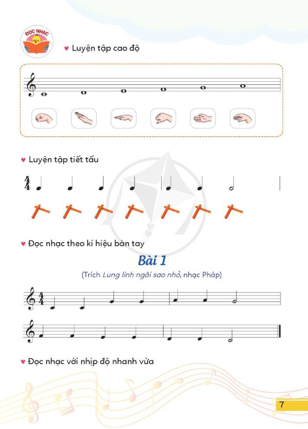Âm nhạc lớp 3 Cánh diều pdf (trang 8)