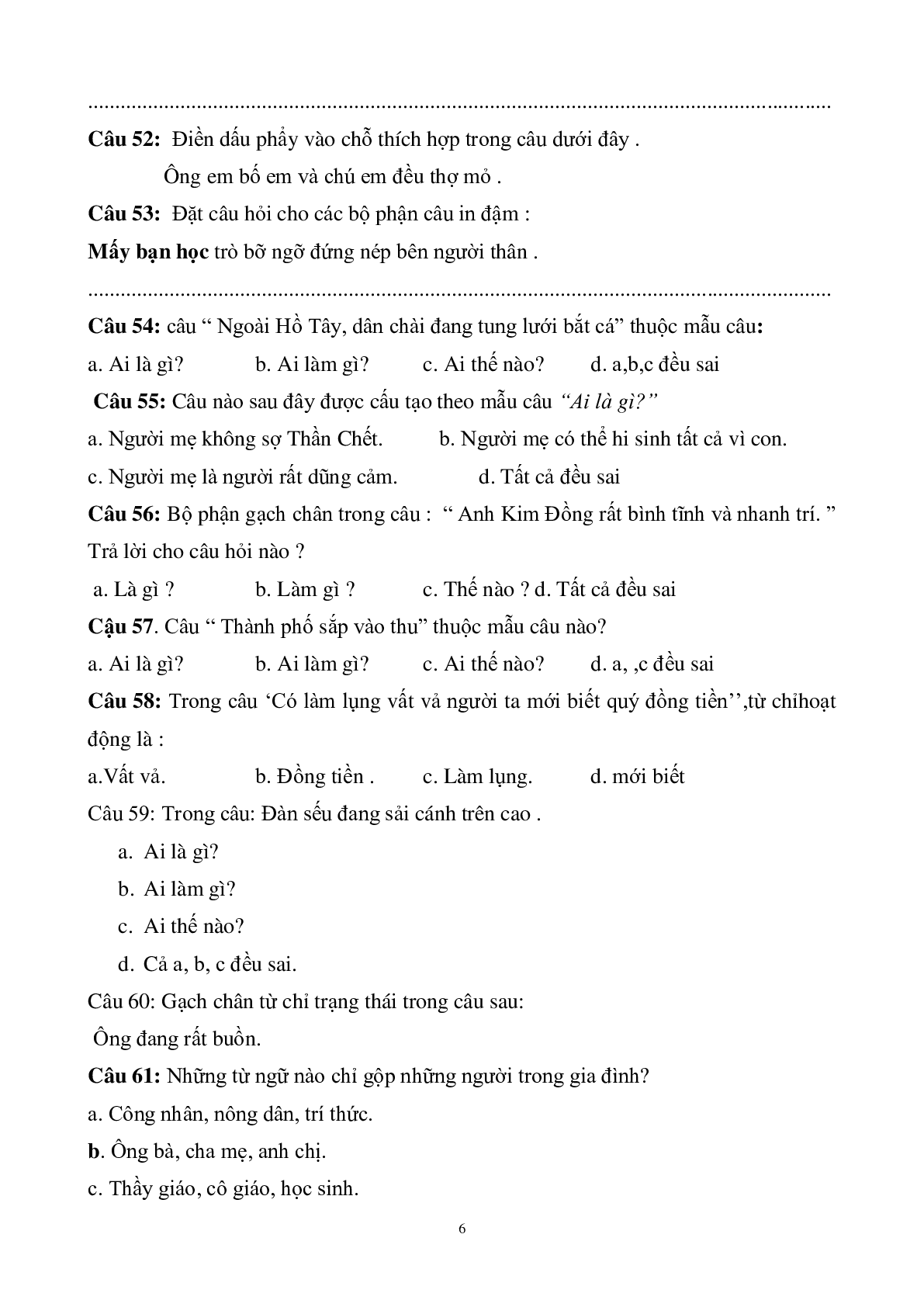 Chuyên đề Luyện từ và câu môn Tiếng việt lớp 3 (trang 6)