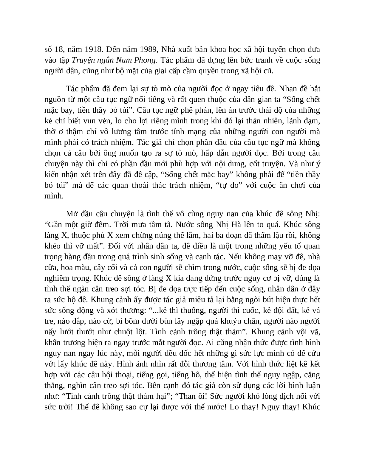 Sơ đồ tư duy bài Sống chết mặc bay dễ nhớ, ngắn nhất - Ngữ văn lớp 7 (trang 6)