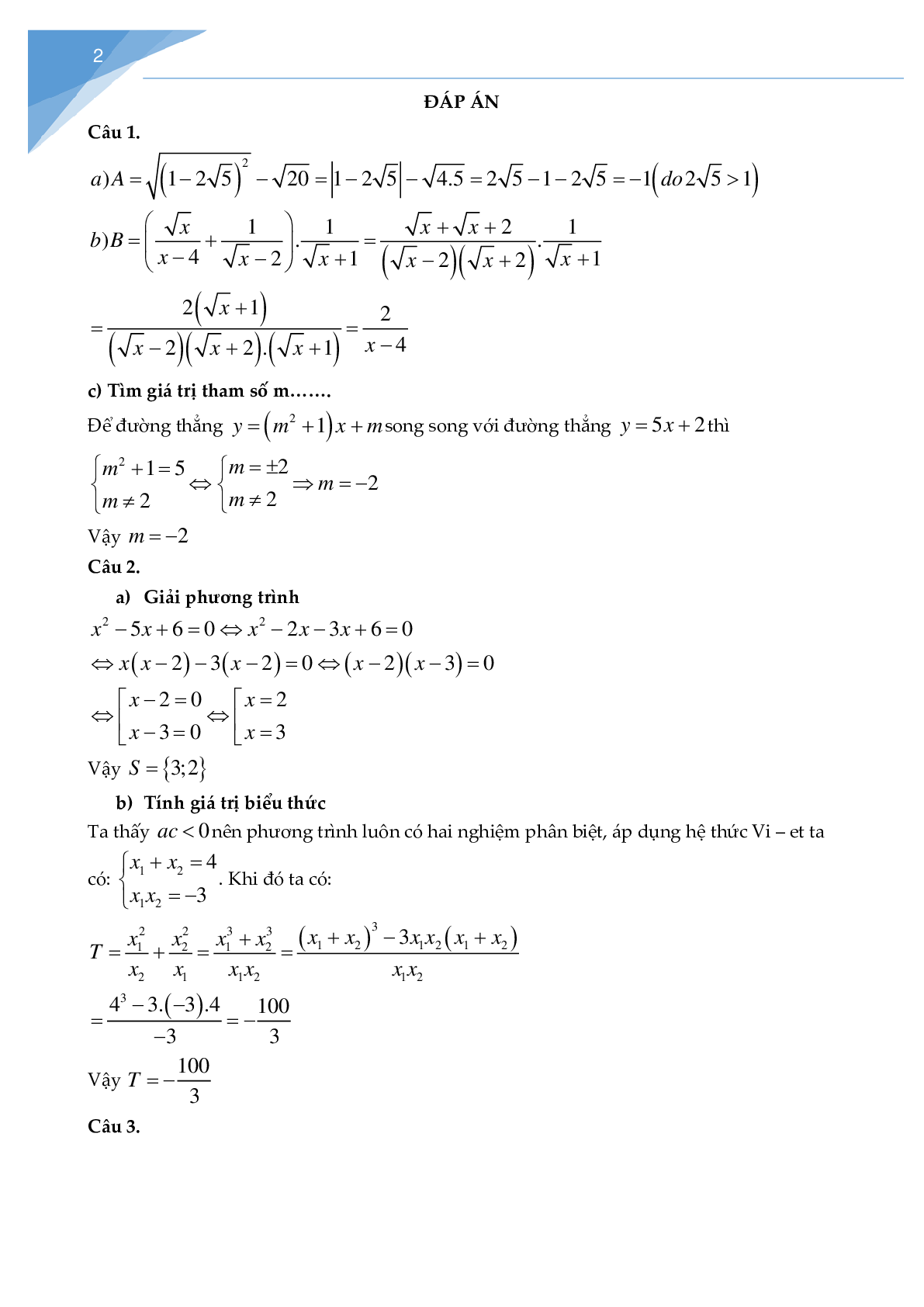 Tuyển tập đề vào 10 môn toán tỉnh nghệ an hệ đại trà (trang 2)