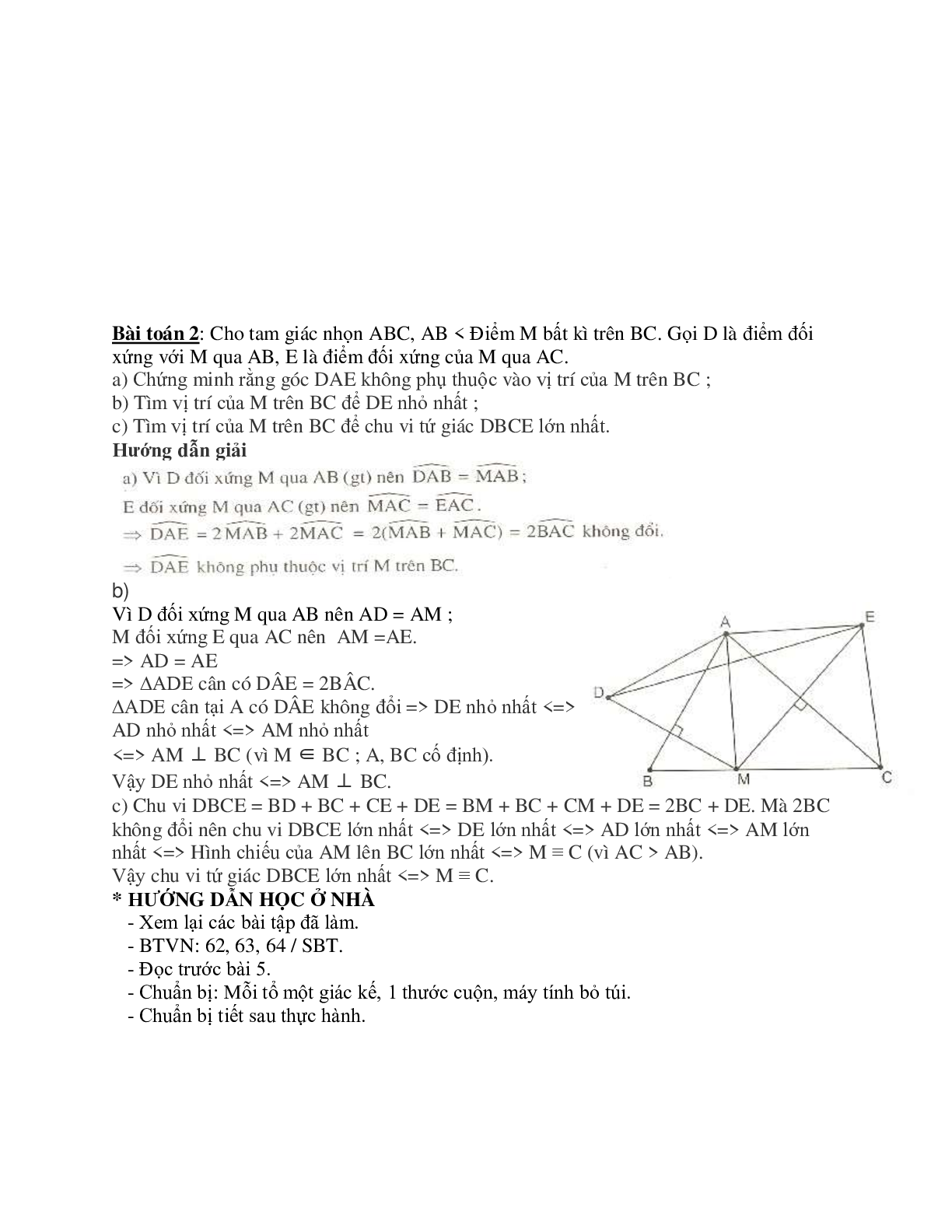 Giáo án Một số hệ thức về cạnh và góc trong tam giác vuông (2023) mới nhất - Toán 9 (trang 9)