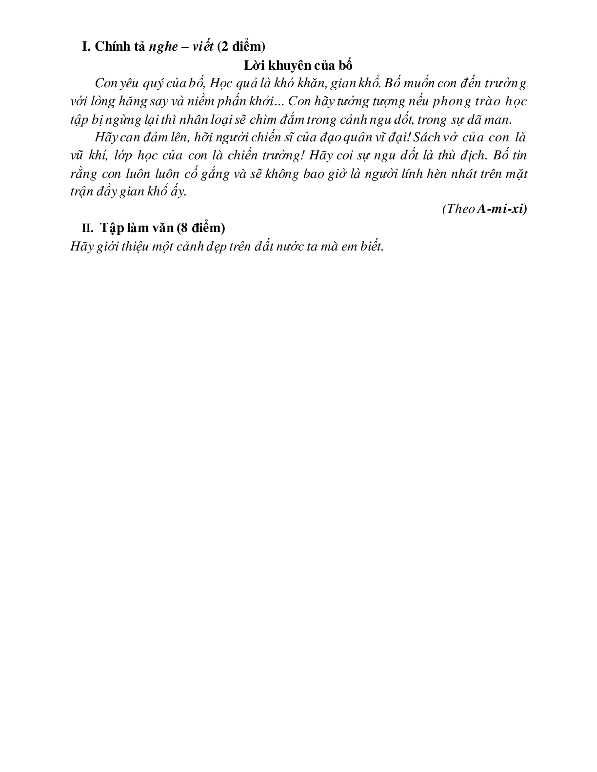 Đề thi giữa học kì 2 Tiếng việt lớp 4 (10 đề) (trang 9)