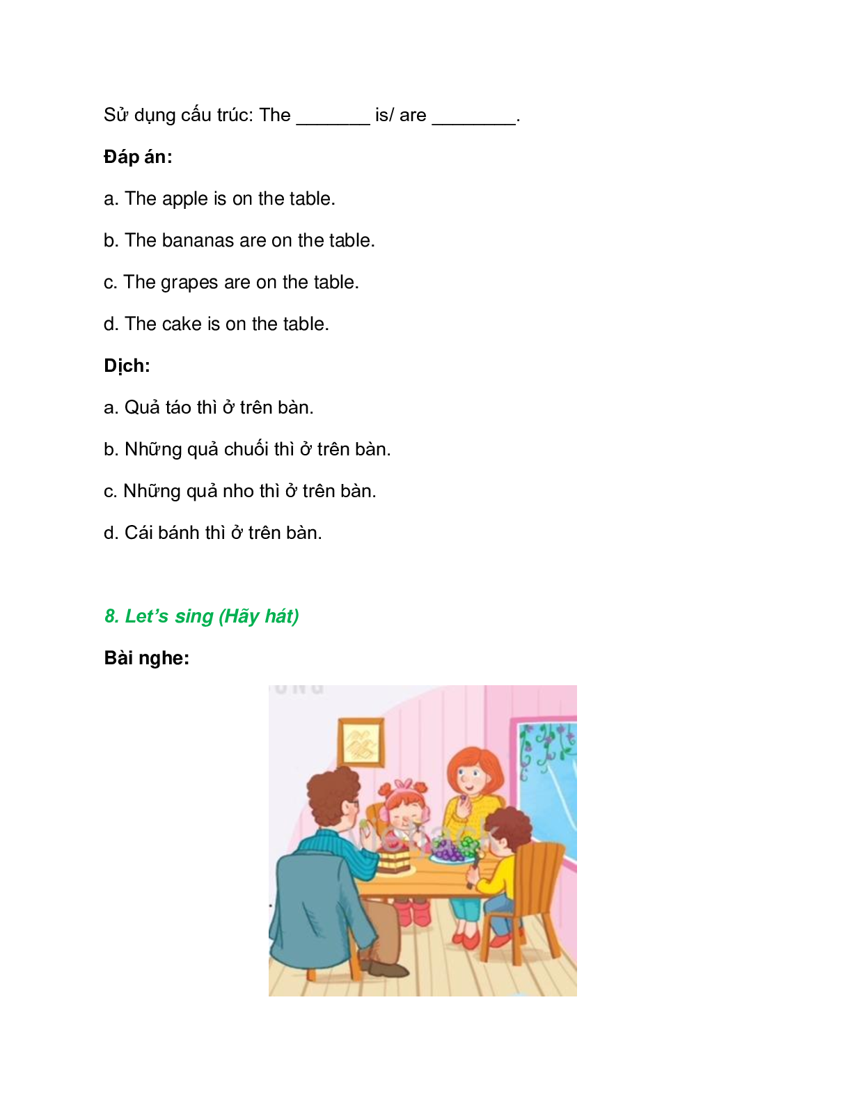 Tiếng Anh lớp 2 Unit 12 Lesson 3 trang 53 – Kết nối tri thức (trang 2)
