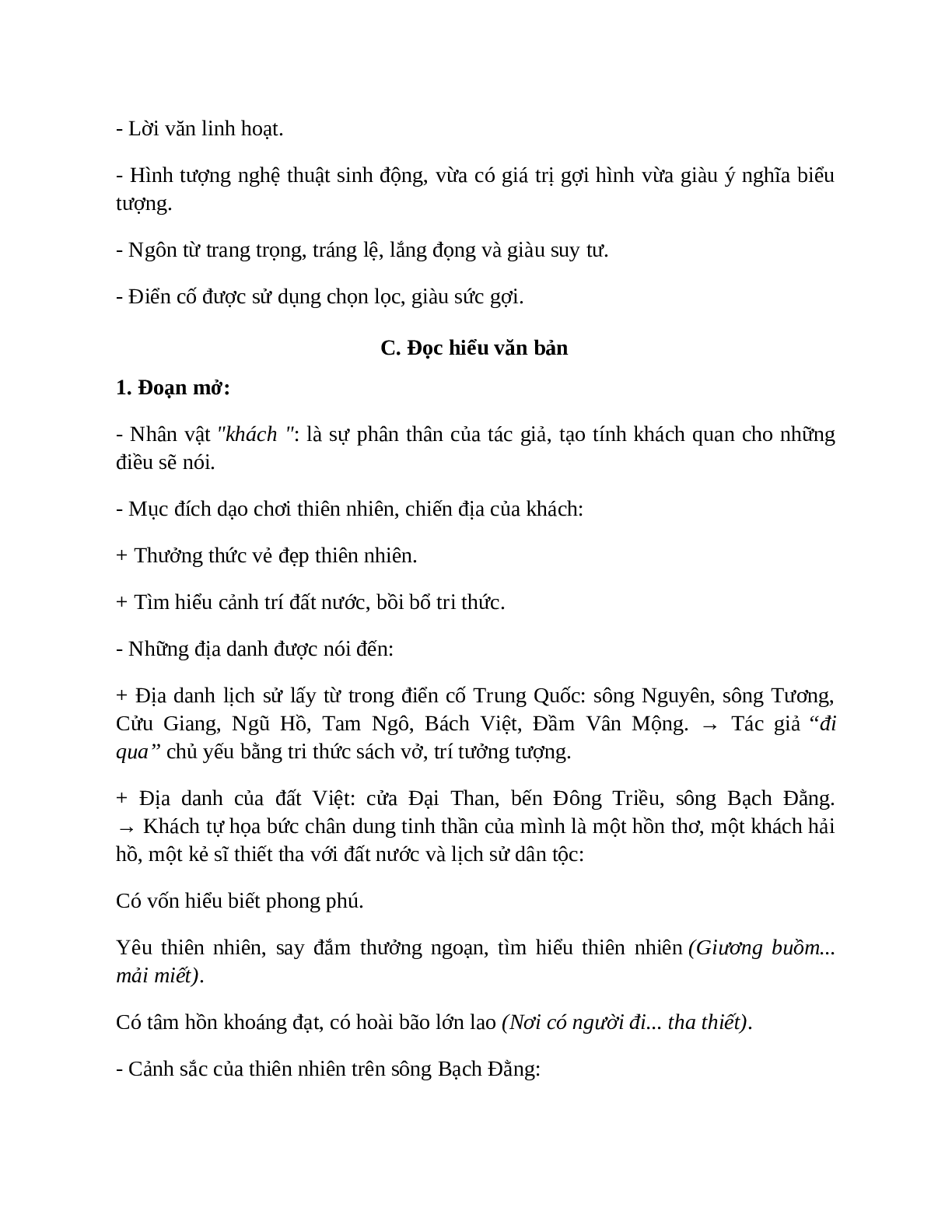 Phú sông Bạch Đằng - Tác giả tác phẩm – Ngữ văn lớp 10 (trang 6)