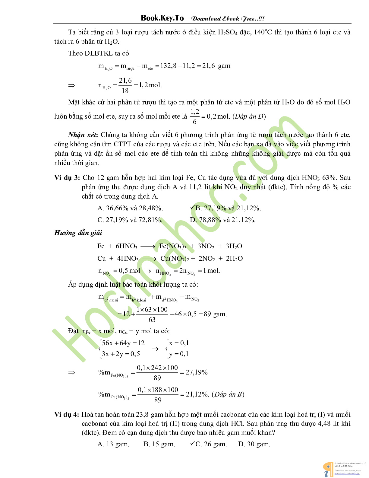 10 Phương pháp giải nhanh bài tập trắc nghiệm hóa học có đáp án (trang 2)