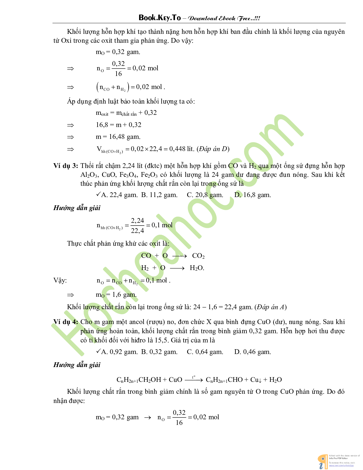 10 Phương pháp giải nhanh bài tập trắc nghiệm hóa học có đáp án (trang 9)