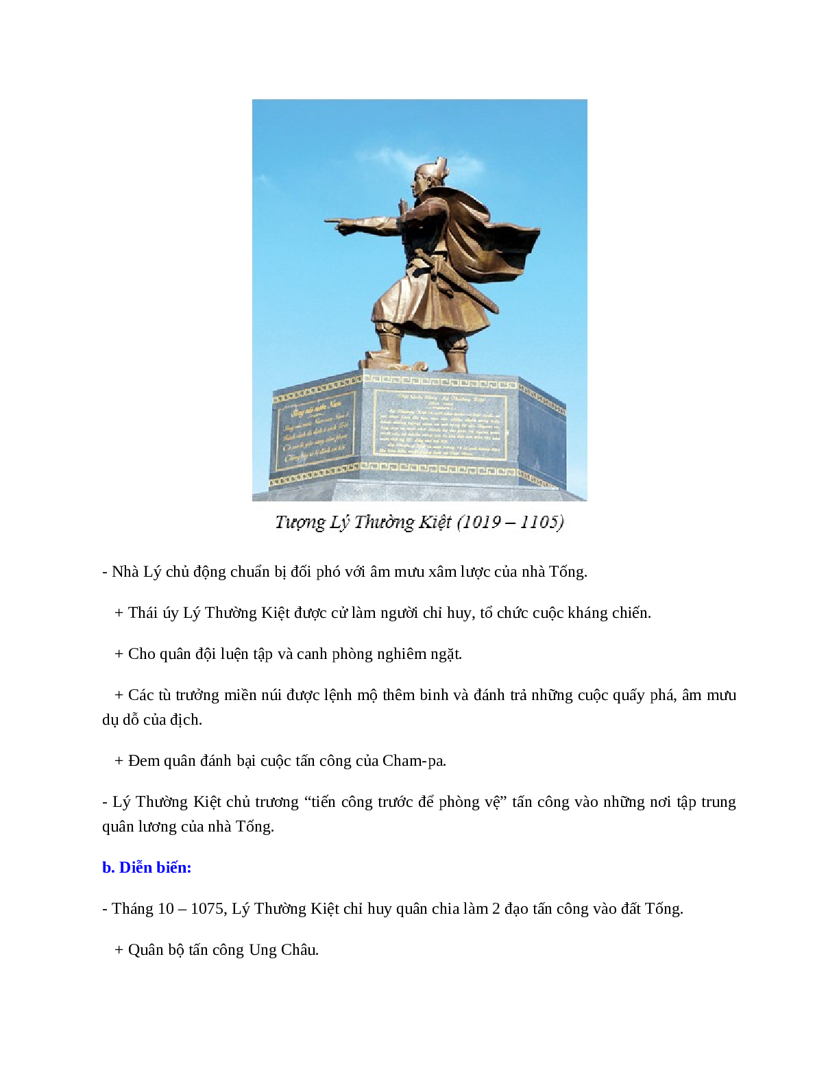 Lịch Sử 7 Bài 11 (Lý thuyết và trắc nghiệm): Cuộc kháng chiến chống quân xâm lược Tống (1075 - 1077) (trang 2)