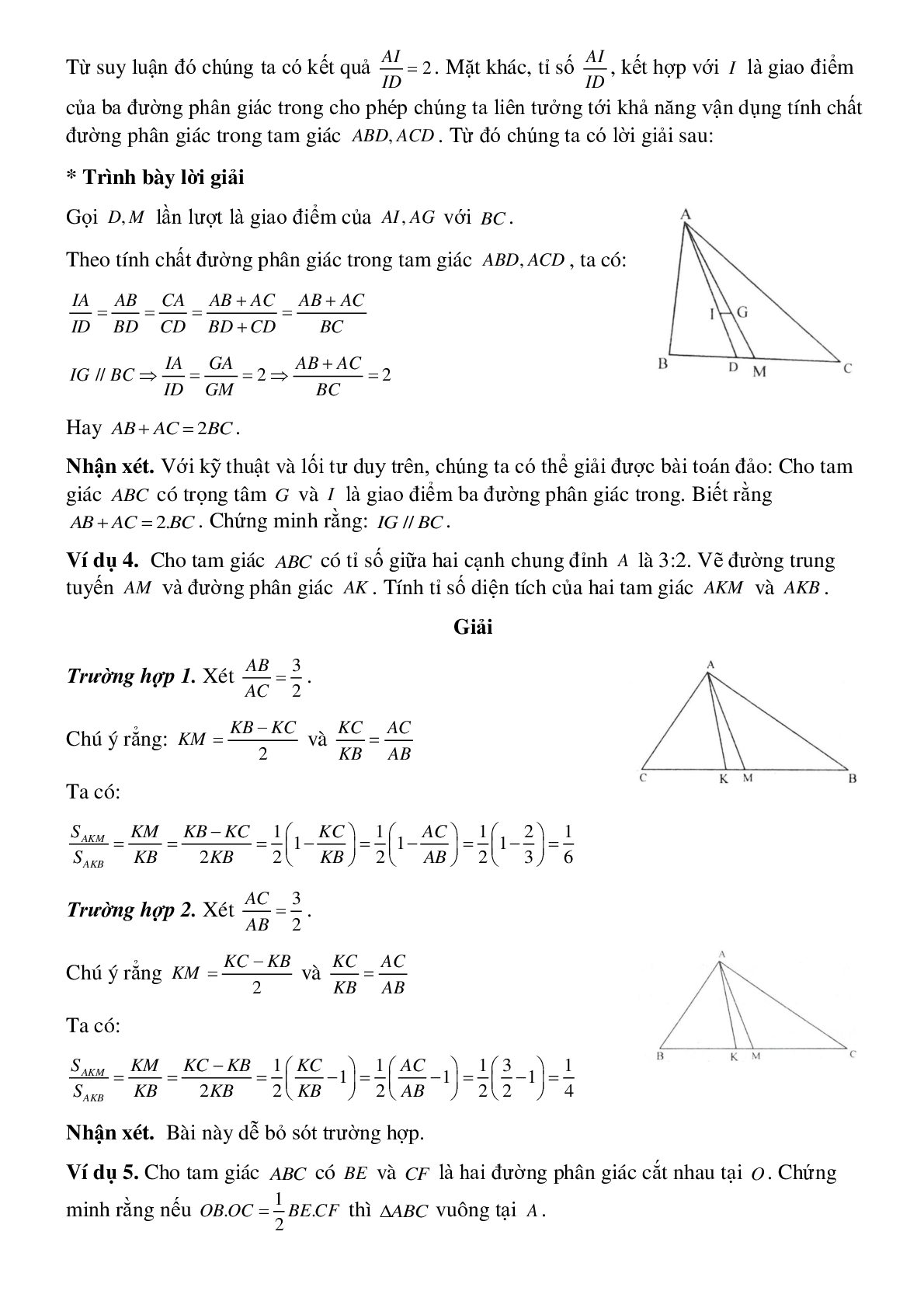 Tính chất đường phân giác của tam giác (trang 4)