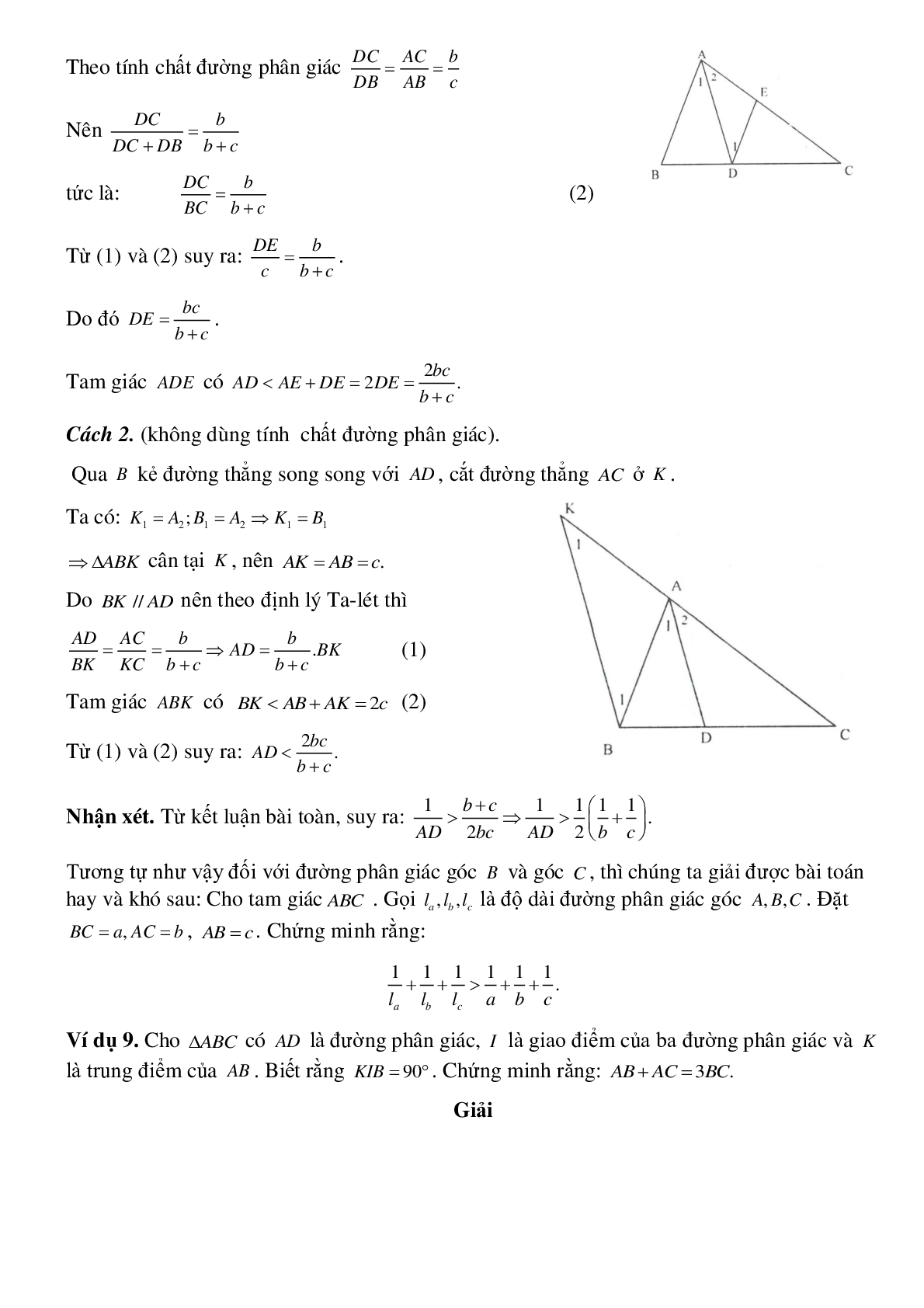 Tính chất đường phân giác của tam giác (trang 7)