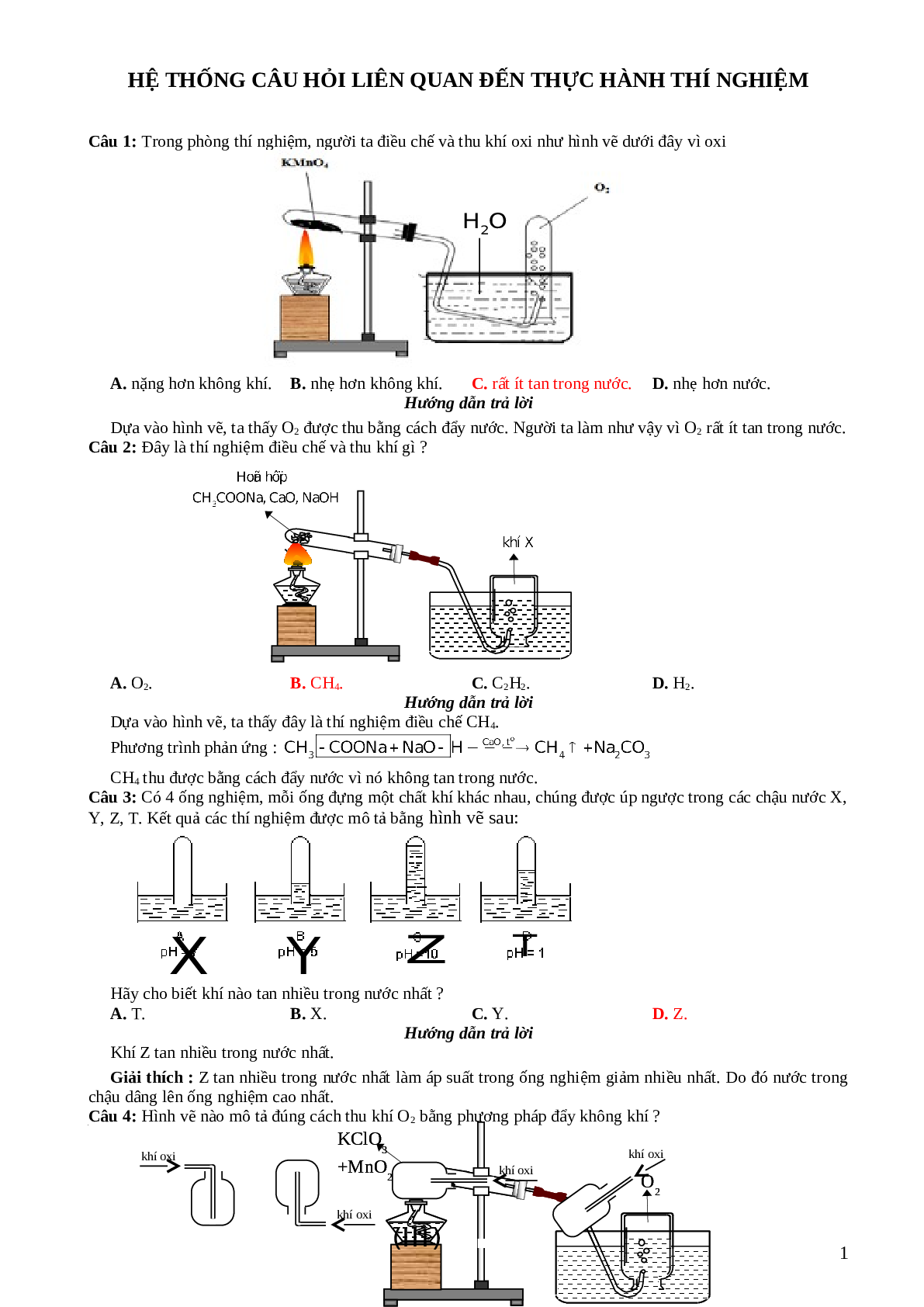 33 câu trắc nghiệm về hình  vẽ thí nghiệm hóa học lớp 12 có đáp án 2023 (trang 1)