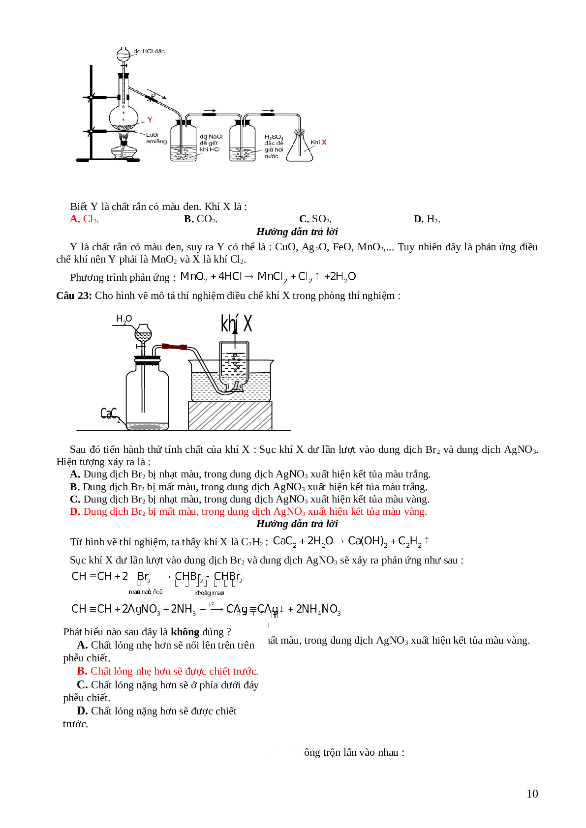 33 câu trắc nghiệm về hình  vẽ thí nghiệm hóa học lớp 12 có đáp án 2023 (trang 10)