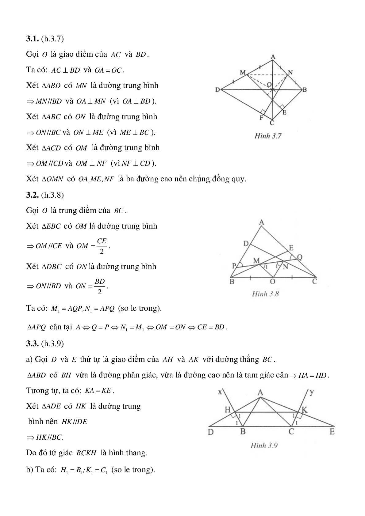 Đường trung bình của tam giác, của hình thang (trang 6)