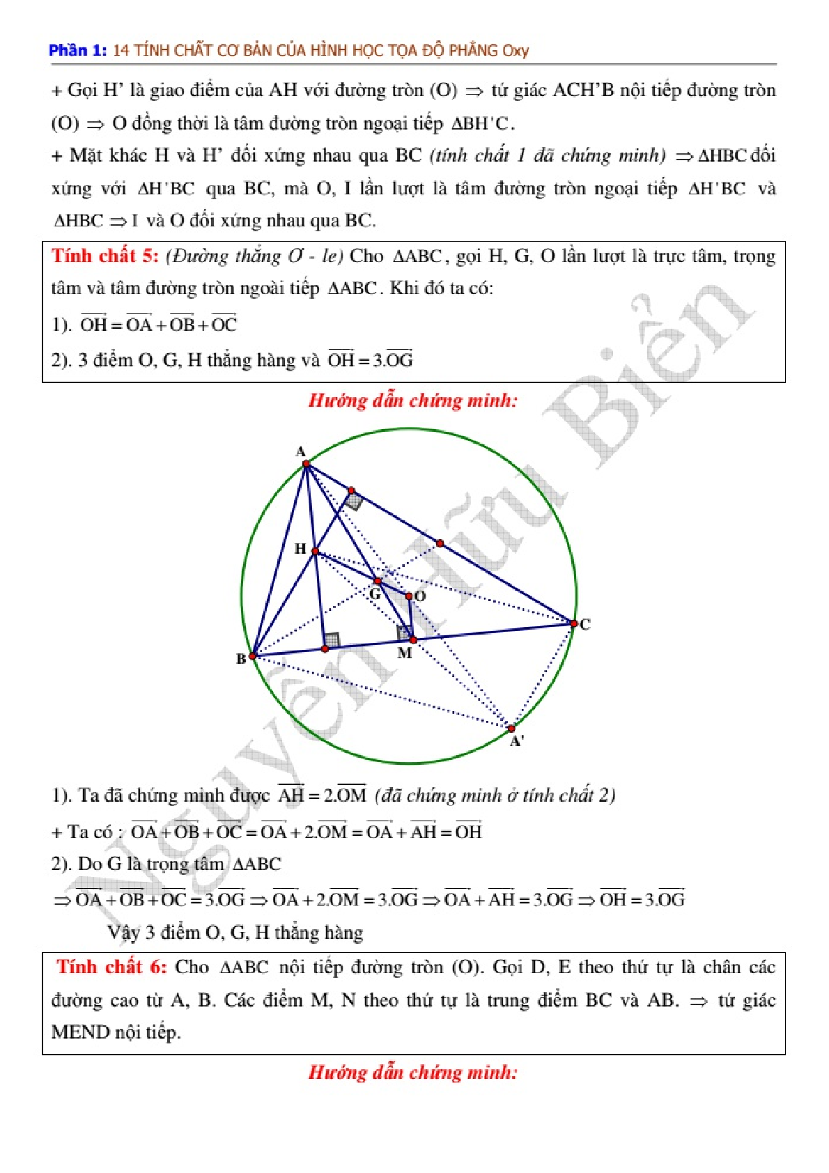 Kỹ thuật công phá hình học phẳng Oxy để giải nhanh (trang 5)