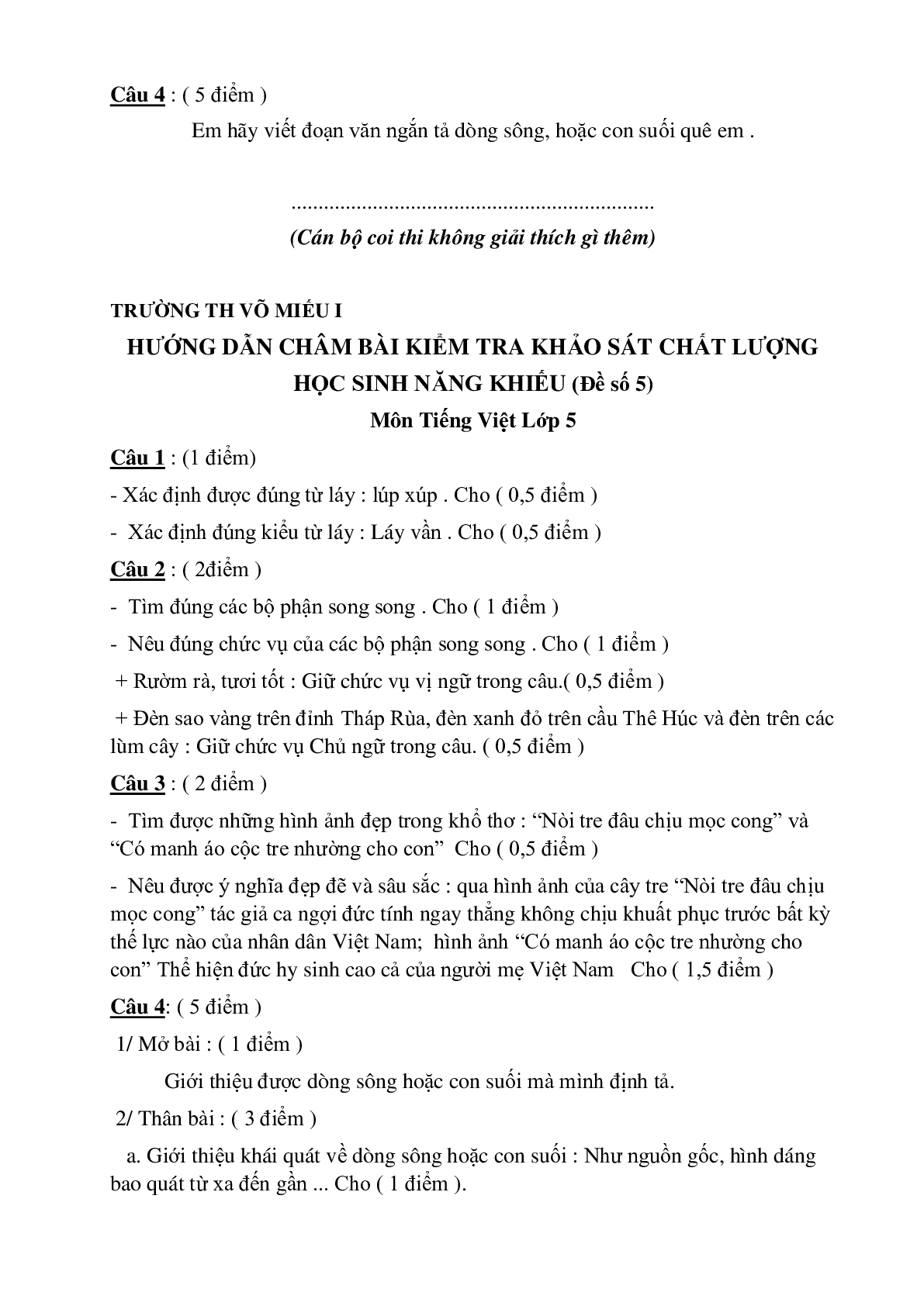 35 đề thi HSG môn Tiếng Việt lớp 5 (trang 10)