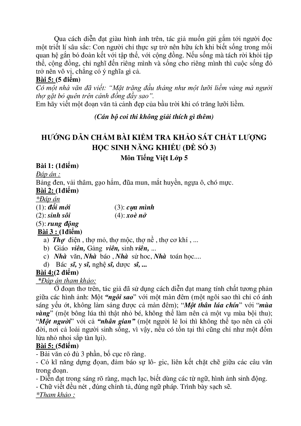 35 đề thi HSG môn Tiếng Việt lớp 5 (trang 6)