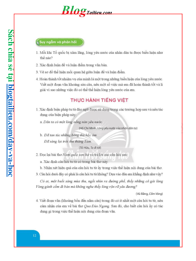 Ngữ văn lớp 8 Tập 2 Chân trời sáng tạo pdf (trang 10)