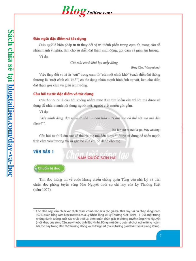 Ngữ văn lớp 8 Tập 2 Chân trời sáng tạo pdf (trang 5)