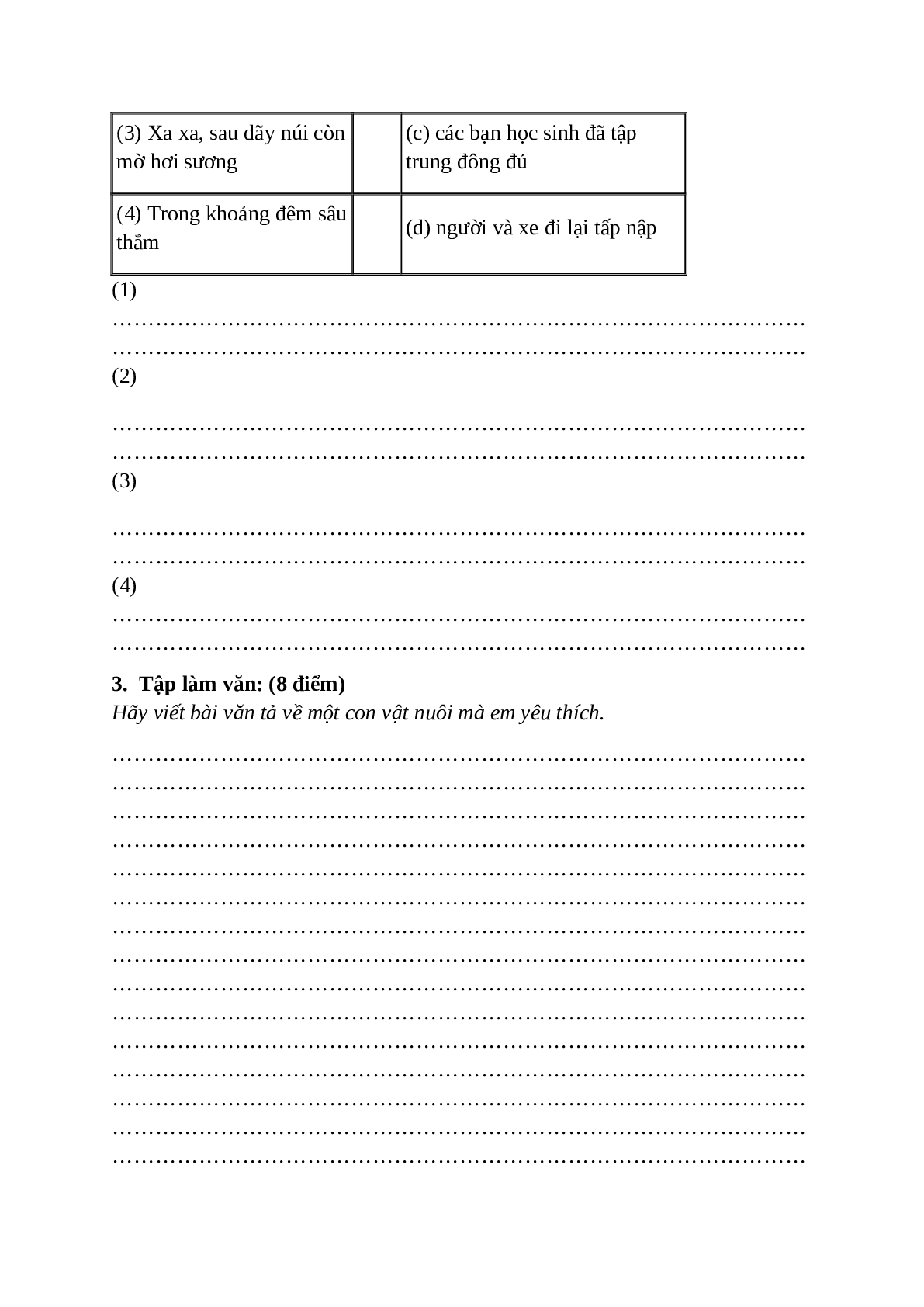 Bài tập cuối tuần môn Tiếng Việt lớp 4 tuần 31 (trang 4)