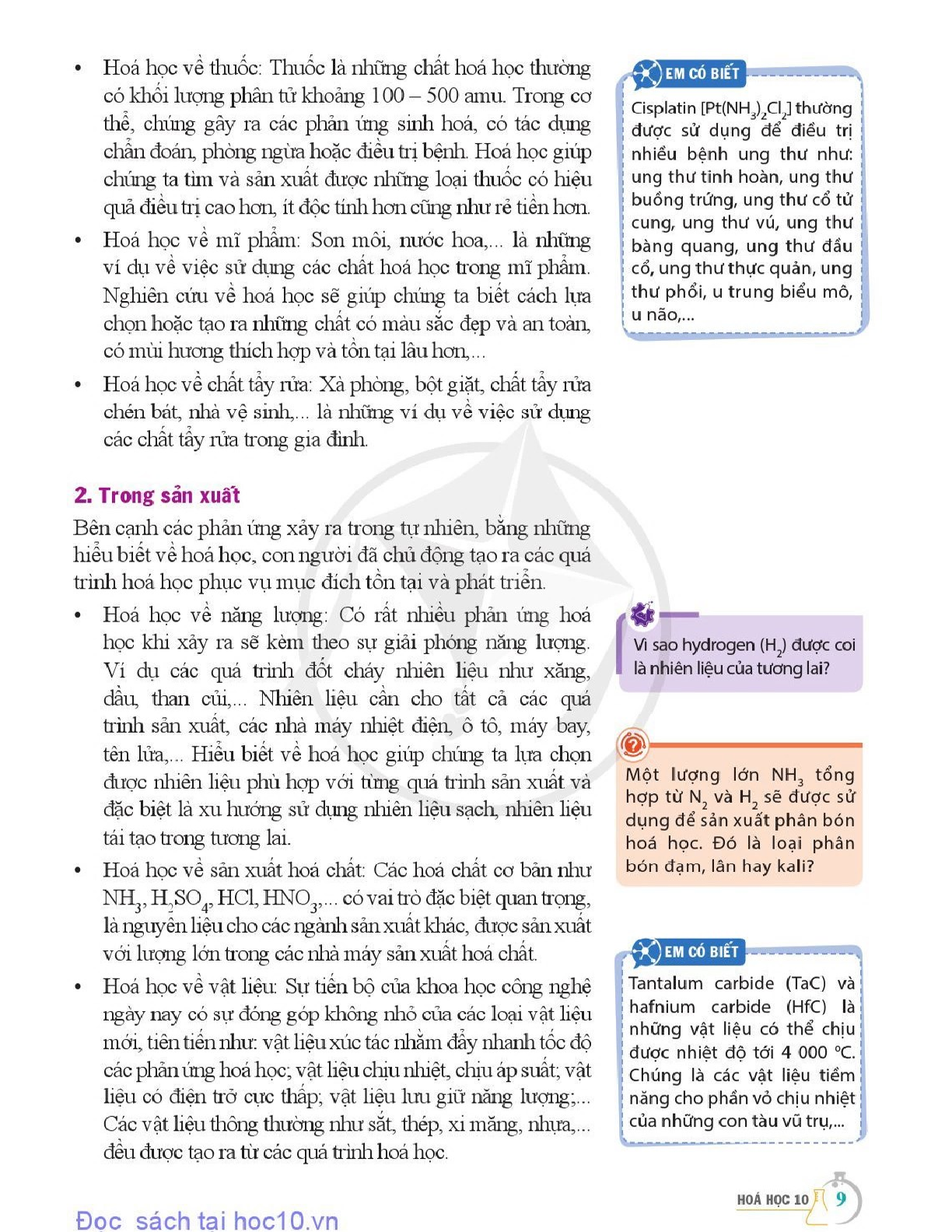 Hóa học lớp 10 Cánh diều pdf (trang 10)