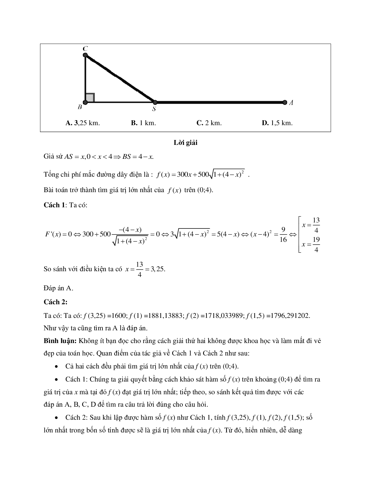 83 bài toán thực tế liên quan đến hình học có đáp án (trang 5)