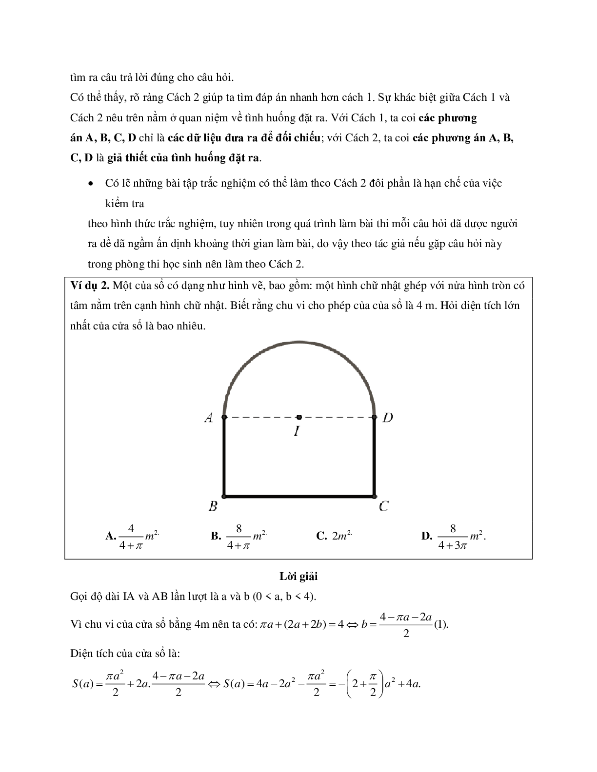 83 bài toán thực tế liên quan đến hình học có đáp án (trang 6)