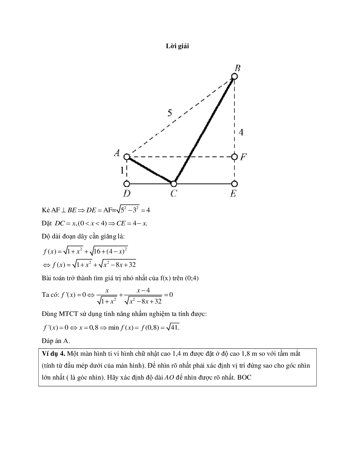 83 bài toán thực tế liên quan đến hình học có đáp án (trang 8)