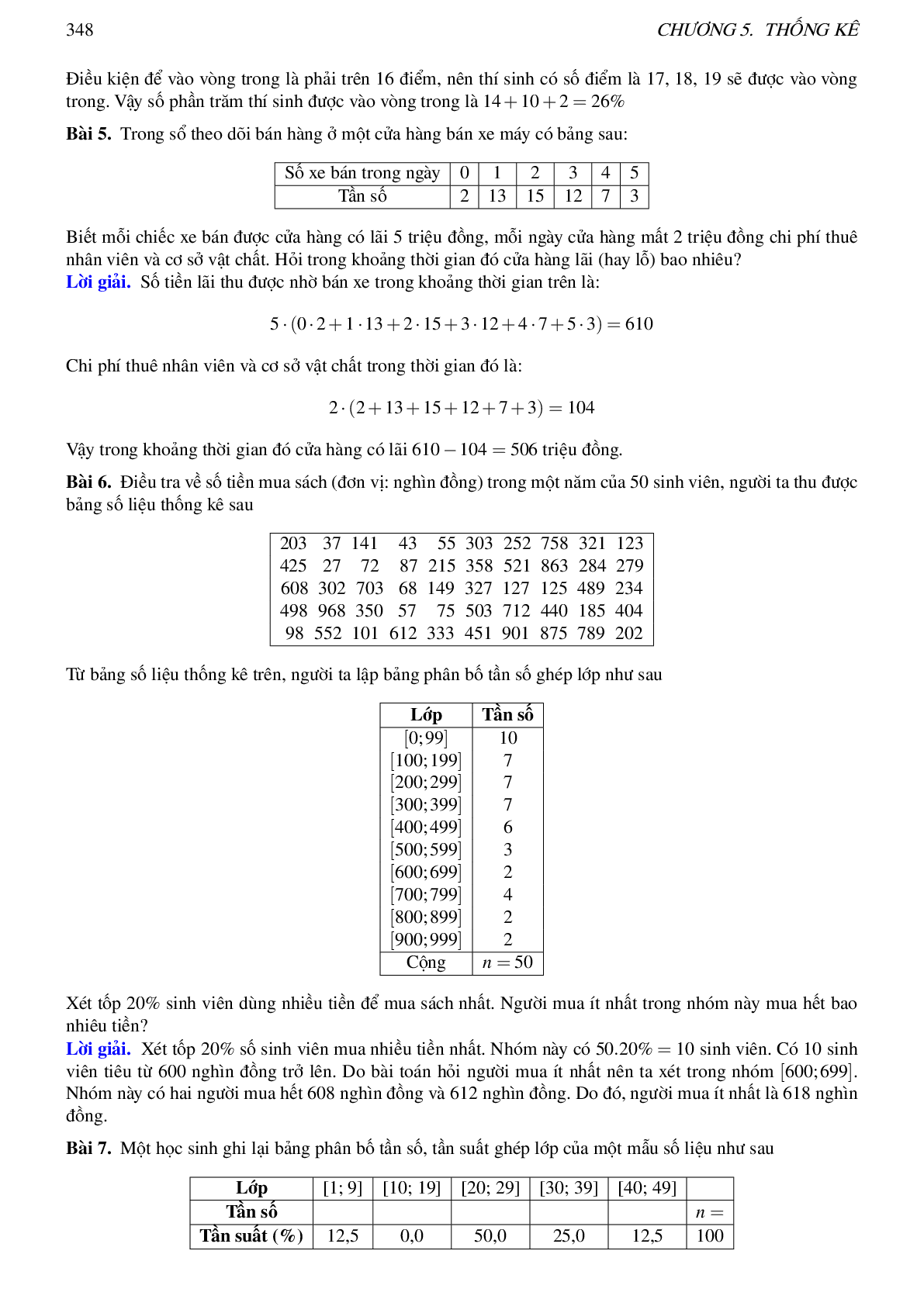 Lý thuyết, các dạng toán và bài tập về thống kê (trang 6)