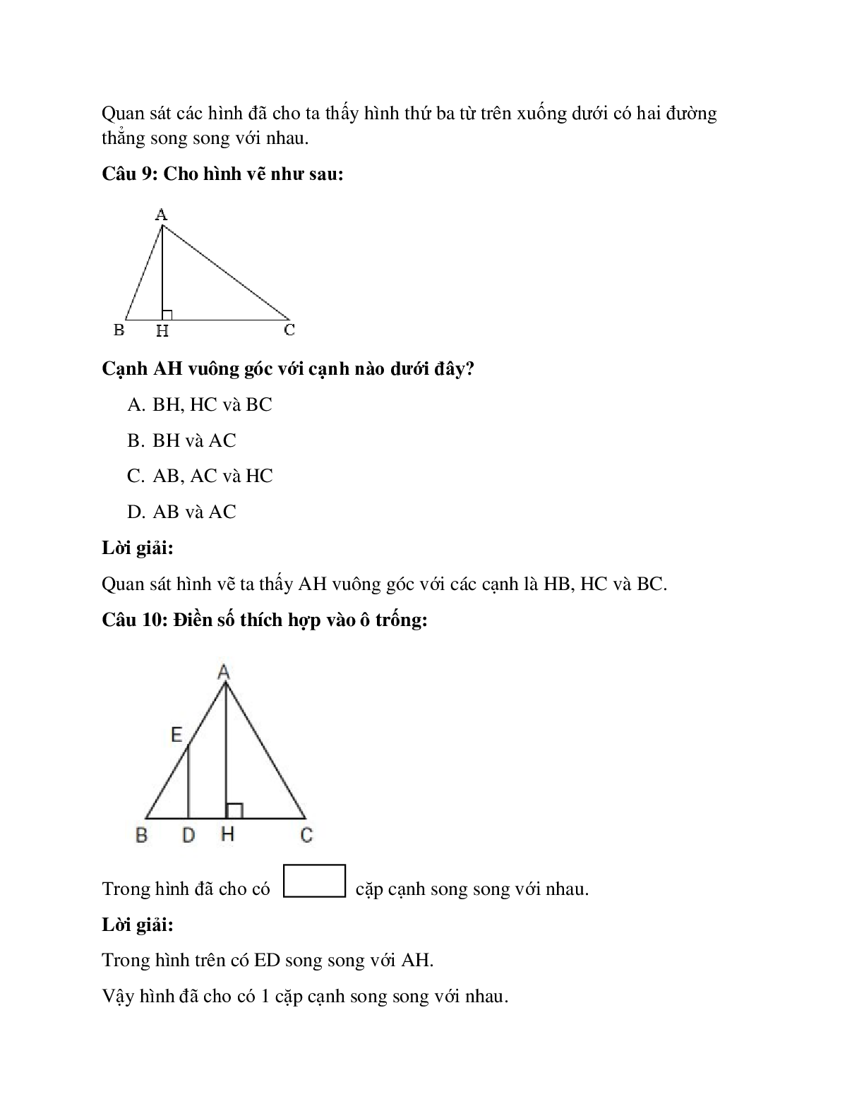 15 câu Trắc nghiệm Hai đường thẳng vuông góc có đáp án 2023 – Toán lớp 4 (trang 7)
