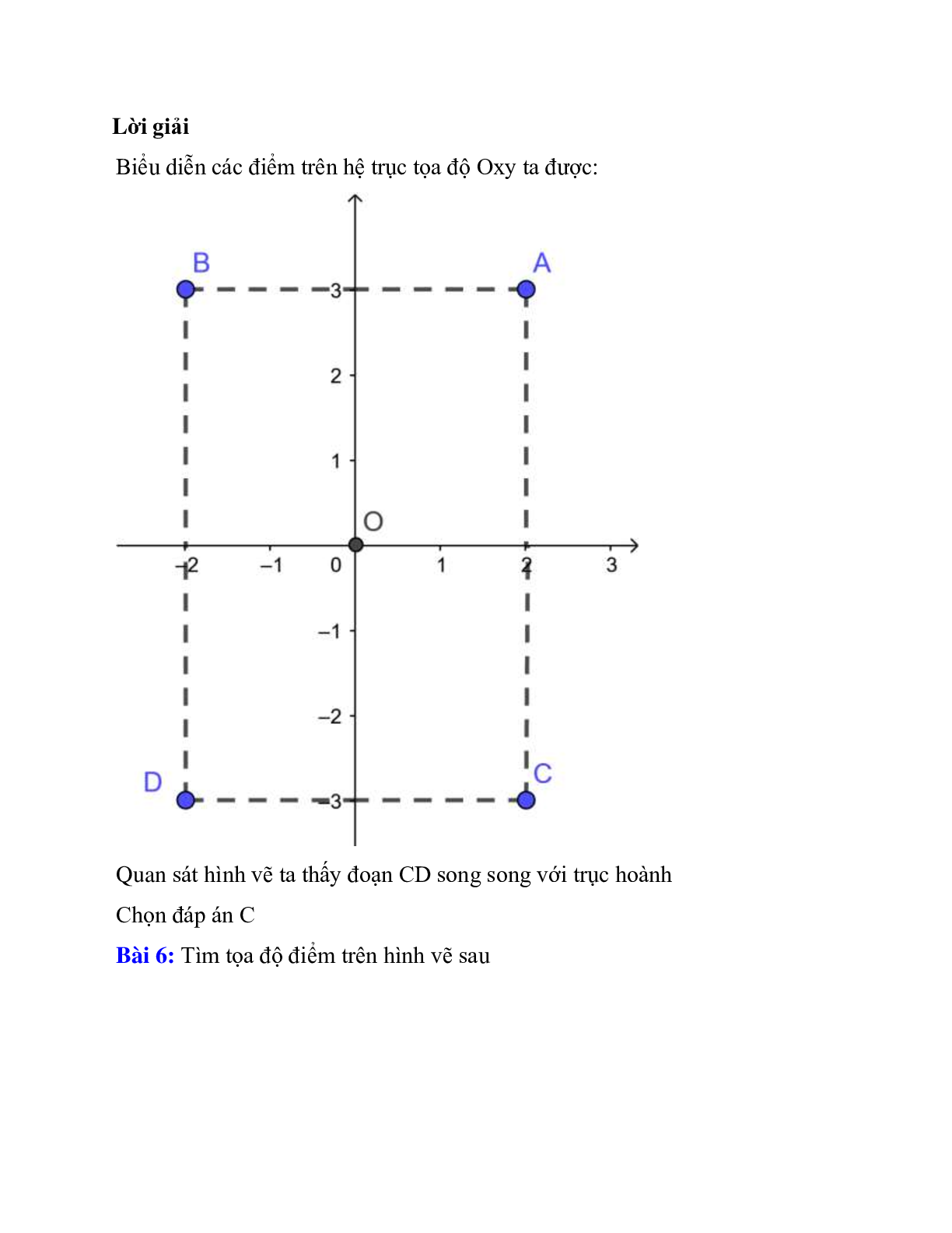 Trắc nghiệm Mặt phẳng tọa độ có đáp án – Toán lớp 7 (trang 5)