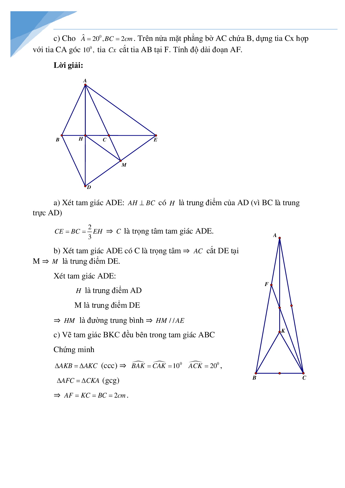 10 đề toán giữa kì 2 lớp 7 các trường Hà Nội (trang 3)