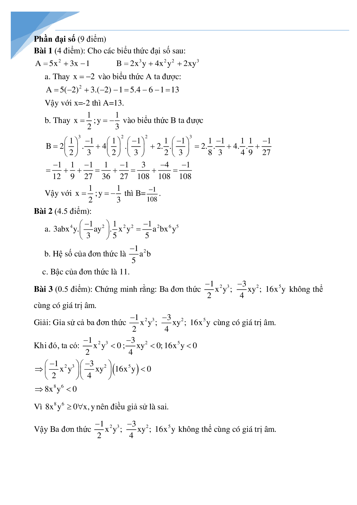 10 đề toán giữa kì 2 lớp 7 các trường Hà Nội (trang 8)