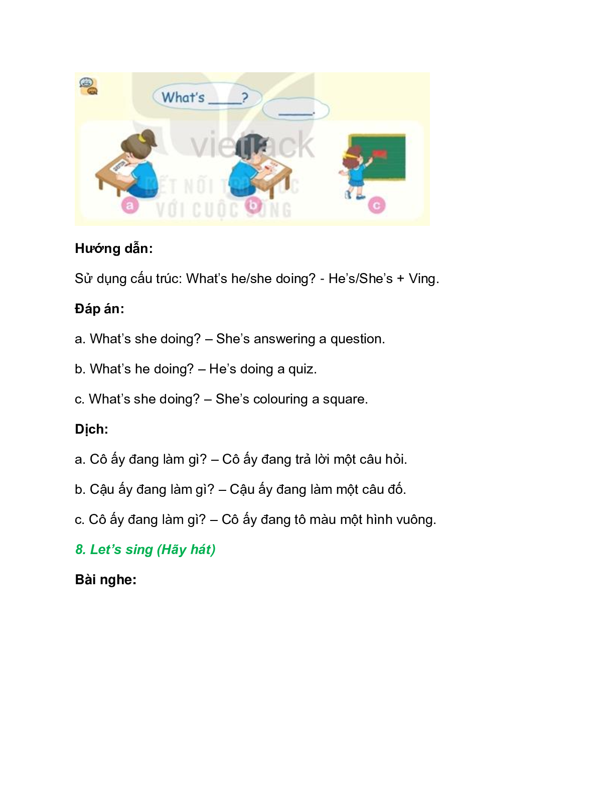 Tiếng Anh lớp 2 Unit 5 Lesson 3 trang 25 – Kết nối tri thức (trang 2)