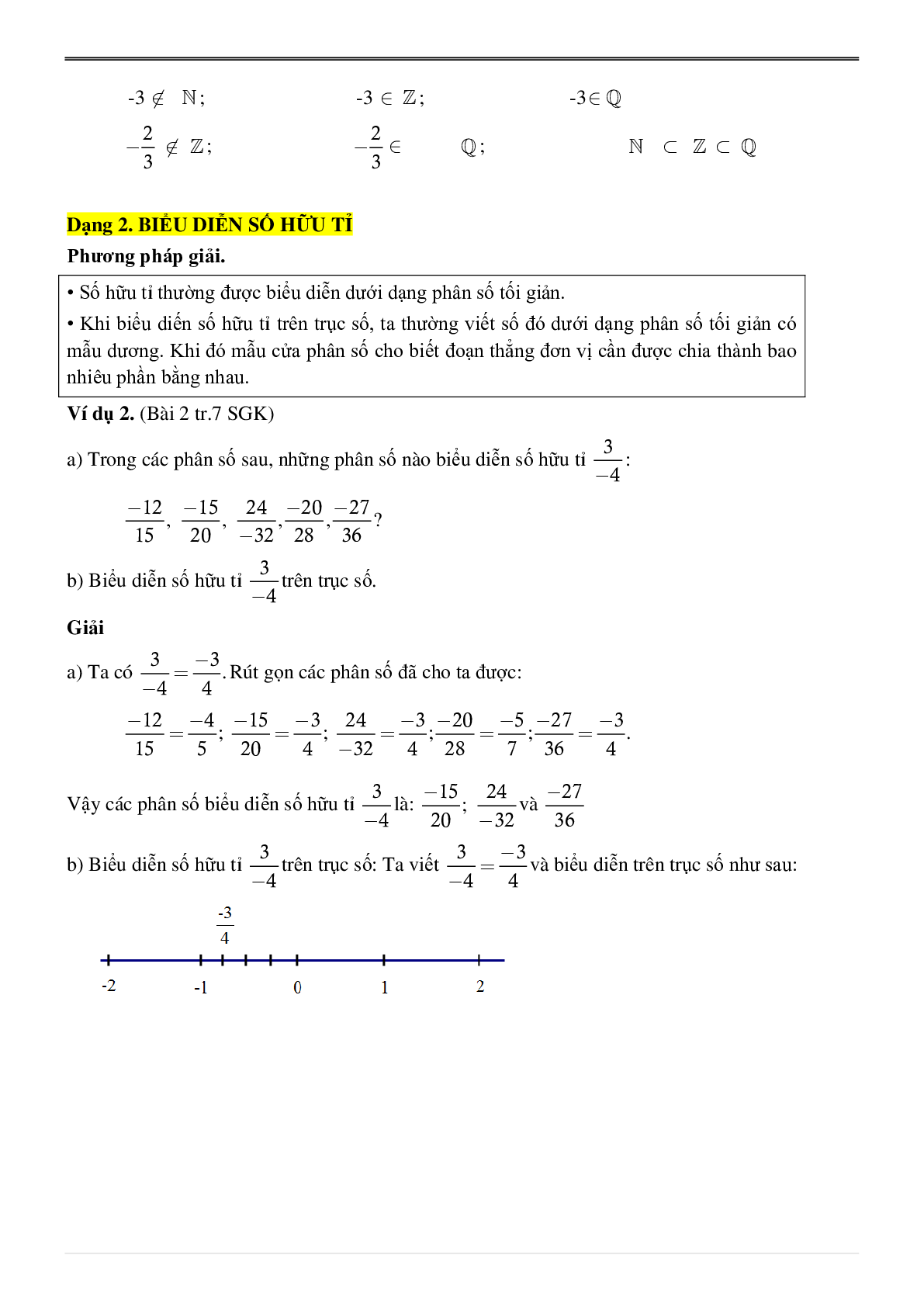 Tổng hợp lý thuyết Toán lớp 7 có đáp án: Số hữu tỉ. Số thực (trang 2)