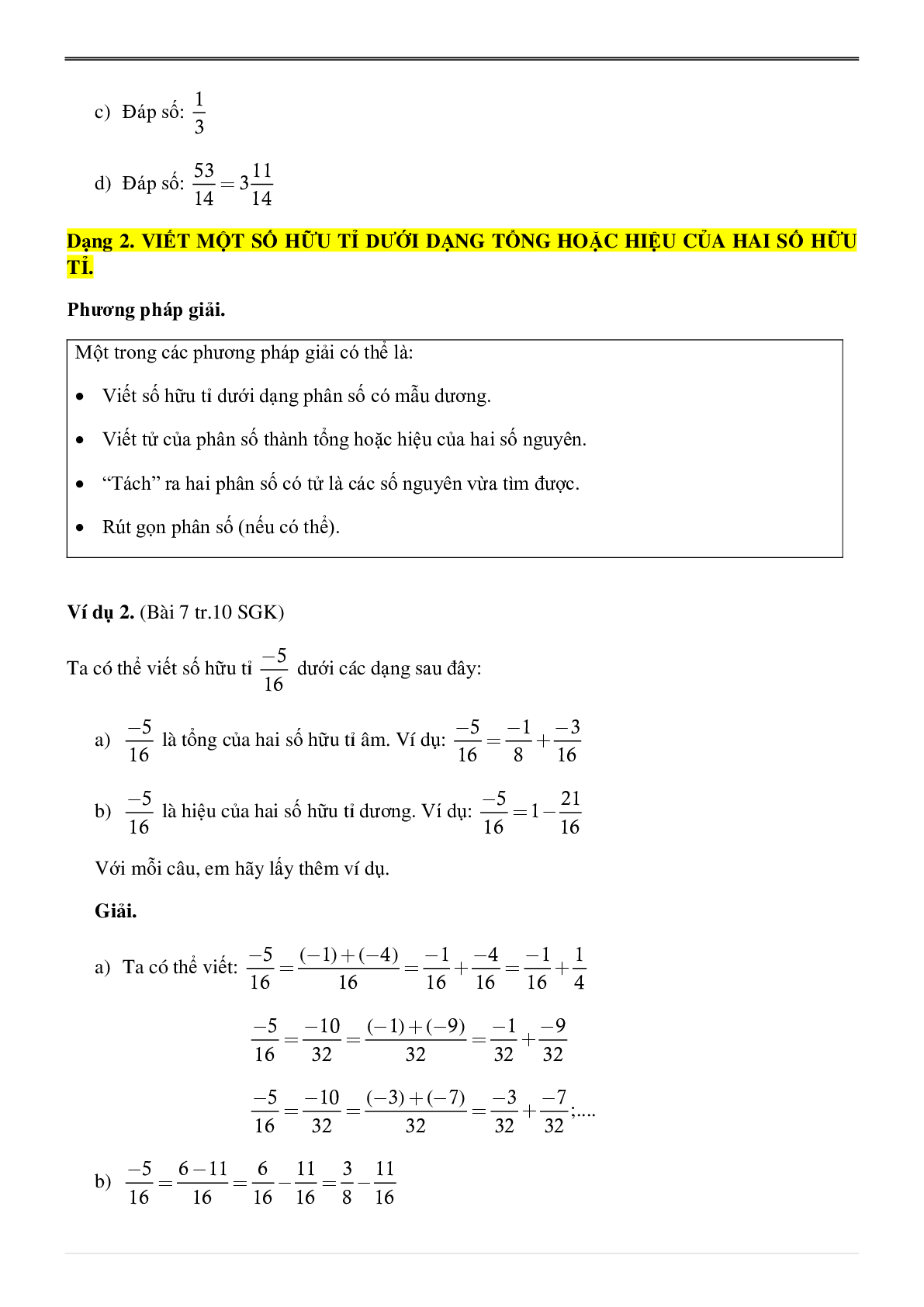 Tổng hợp lý thuyết Toán lớp 7 có đáp án: Số hữu tỉ. Số thực (trang 8)