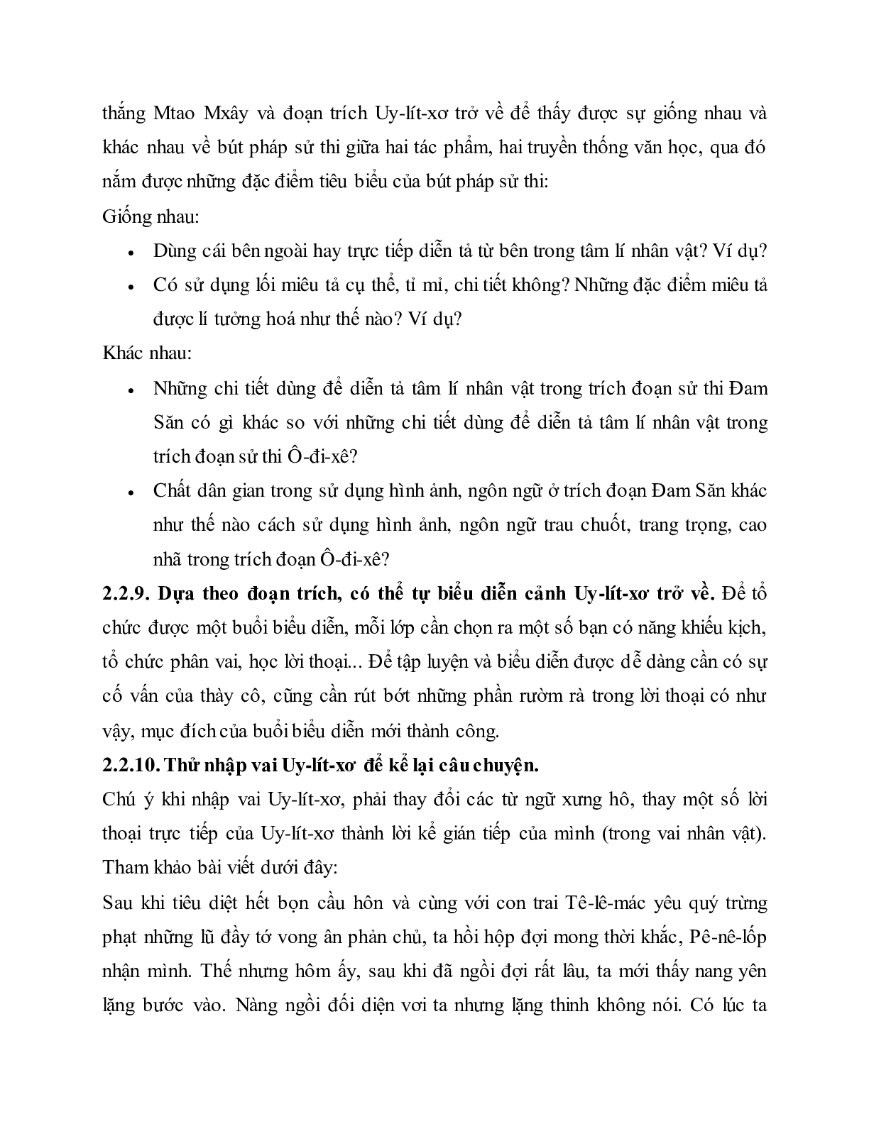 Soạn bài Uy-Lít-Xơ trở về - ngắn nhất Soạn văn 10 (trang 7)
