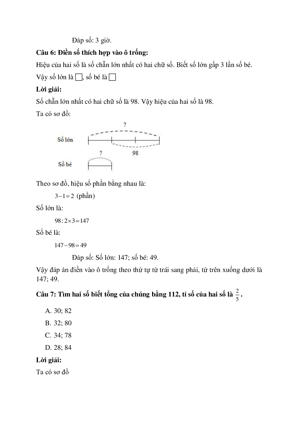 13 câu Trắc nghiệm Ôn tập về giải toán có đáp án 2023 – Toán lớp 5 (trang 4)