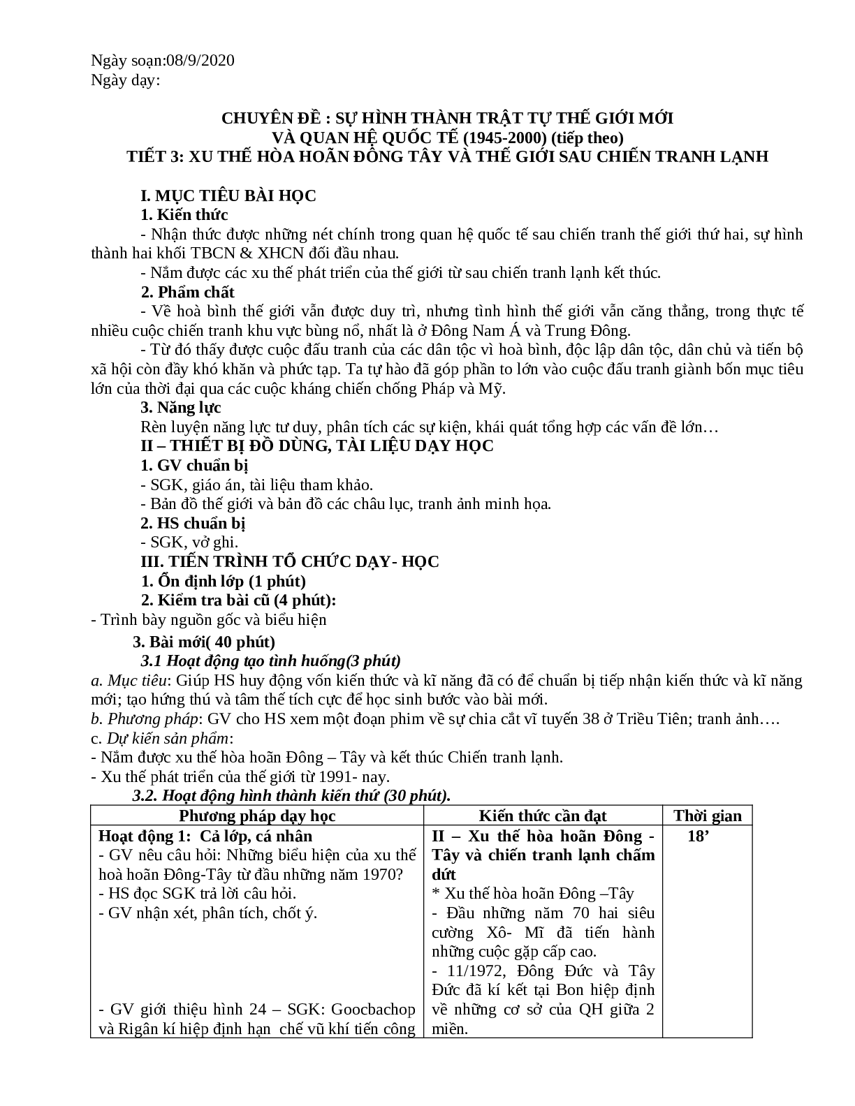 Giáo án Lịch Sử 11 chuẩn nhất (trang 6)
