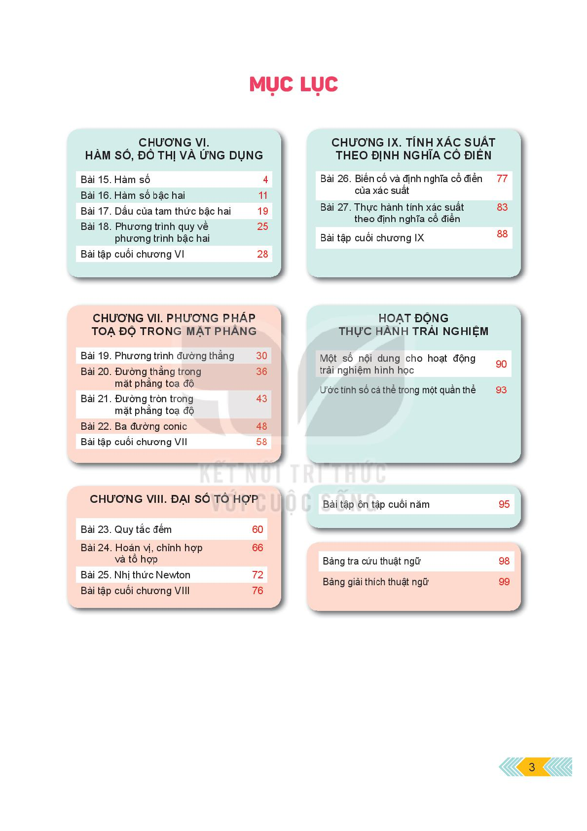 Toán lớp 10 Tập 2 Kết nối tri thức pdf (trang 4)