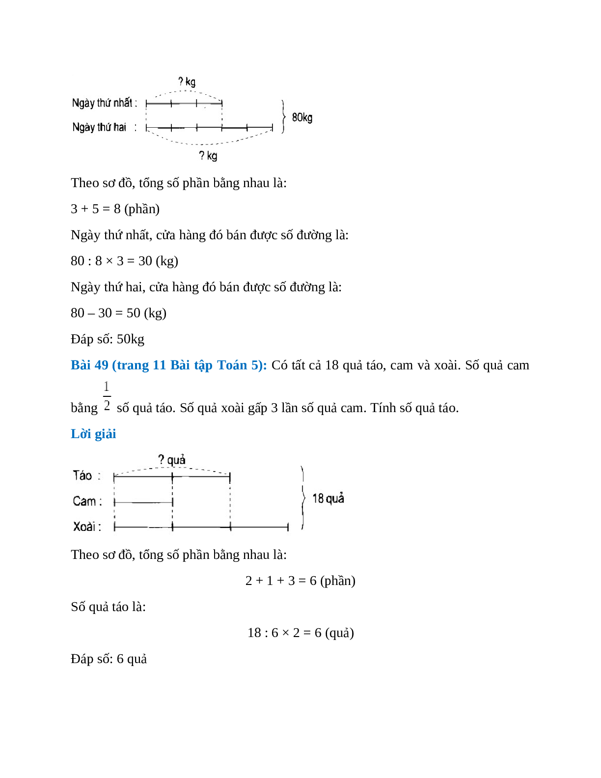 SBT Toán lớp 5 trang 11, 12 Ôn tập và bổ sung về giải toán (trang 4)