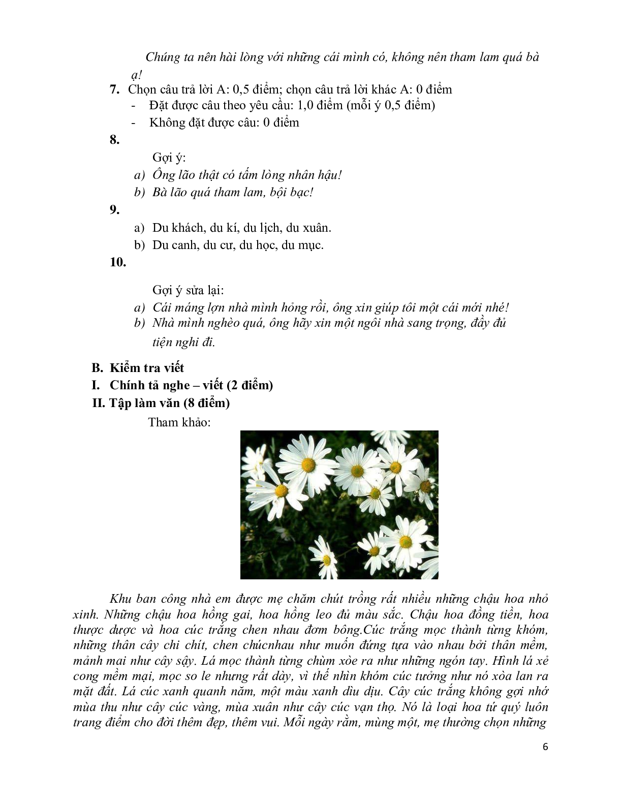 Đề kiểm tra cuối học kỳ 2 môn Tiếng Việt  lớp 4 (trang 6)