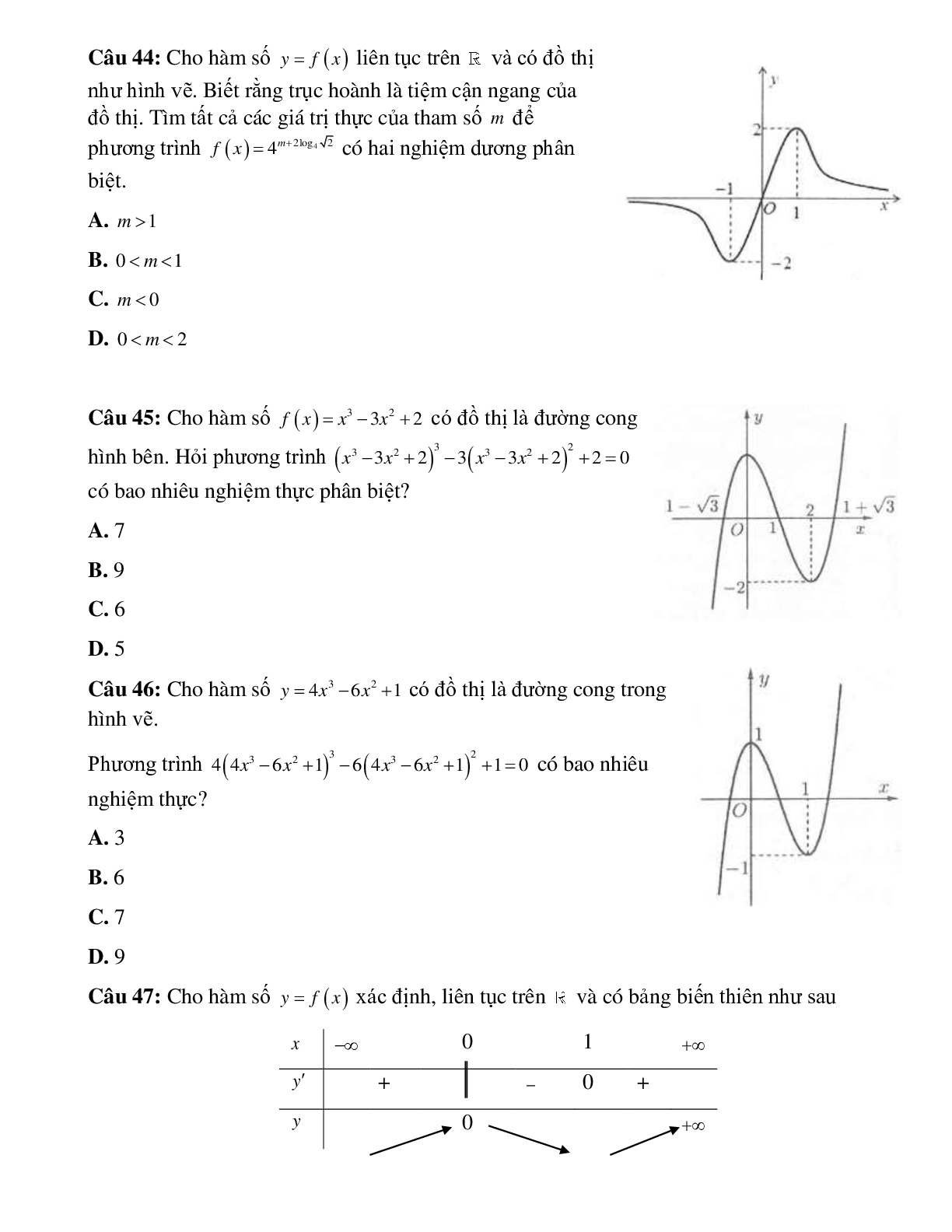 Biến luận số nghiệm của phương trình bằng đồ thị (trang 10)