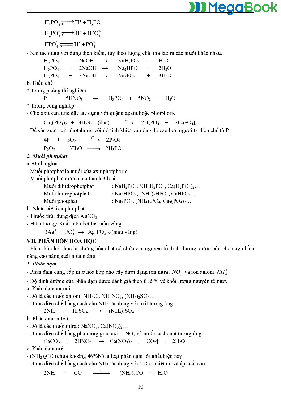 Các chuyên đề môn Hóa lớp 11 đầy đủ nhất (trang 10)