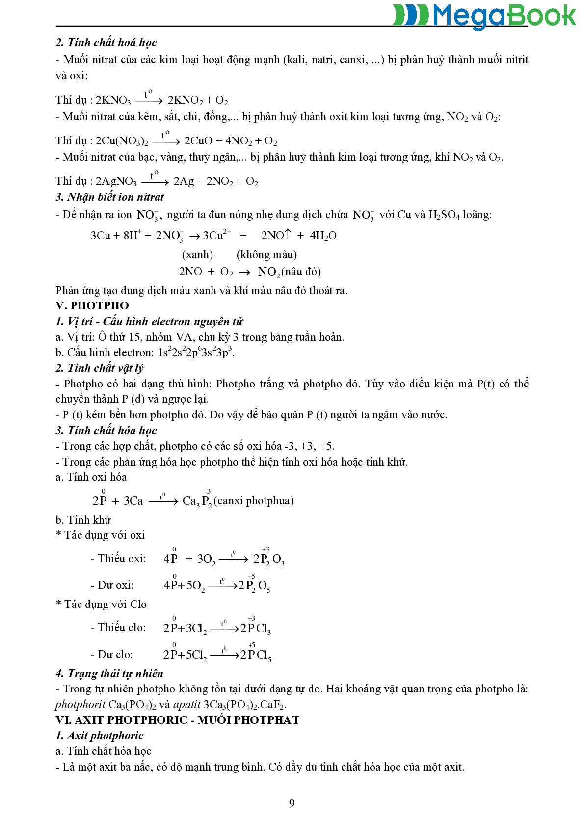 Các chuyên đề môn Hóa lớp 11 đầy đủ nhất (trang 9)